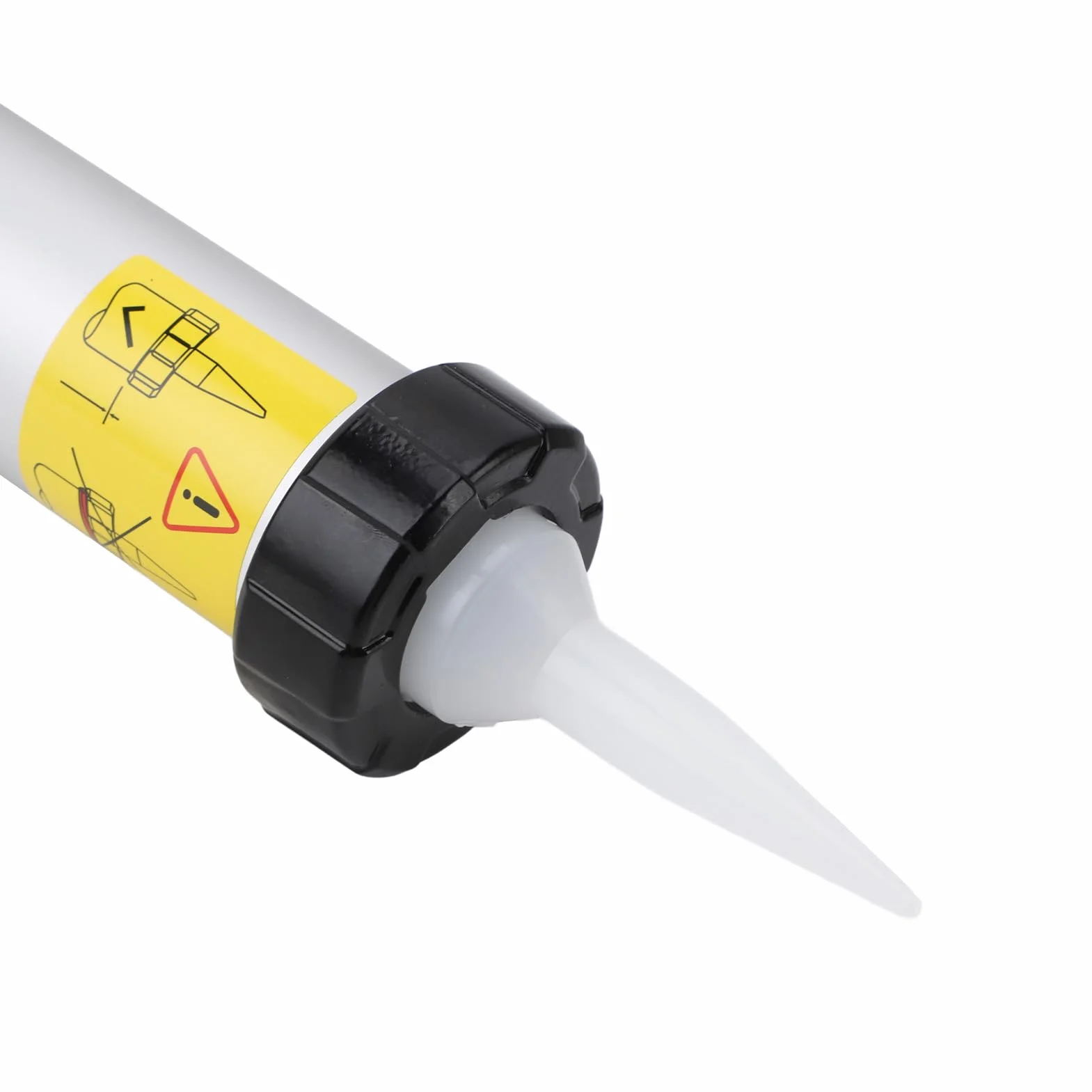 Pneumatyczny Pistolet do Uszczelniania, Wysokowydajne, Ergonomiczne Narzędzie do Uszczelniania Pneumatycznego, Aplikator ze Stopu Aluminium z 12 Akcesoriami Renowacji Budynków i Konserwacji