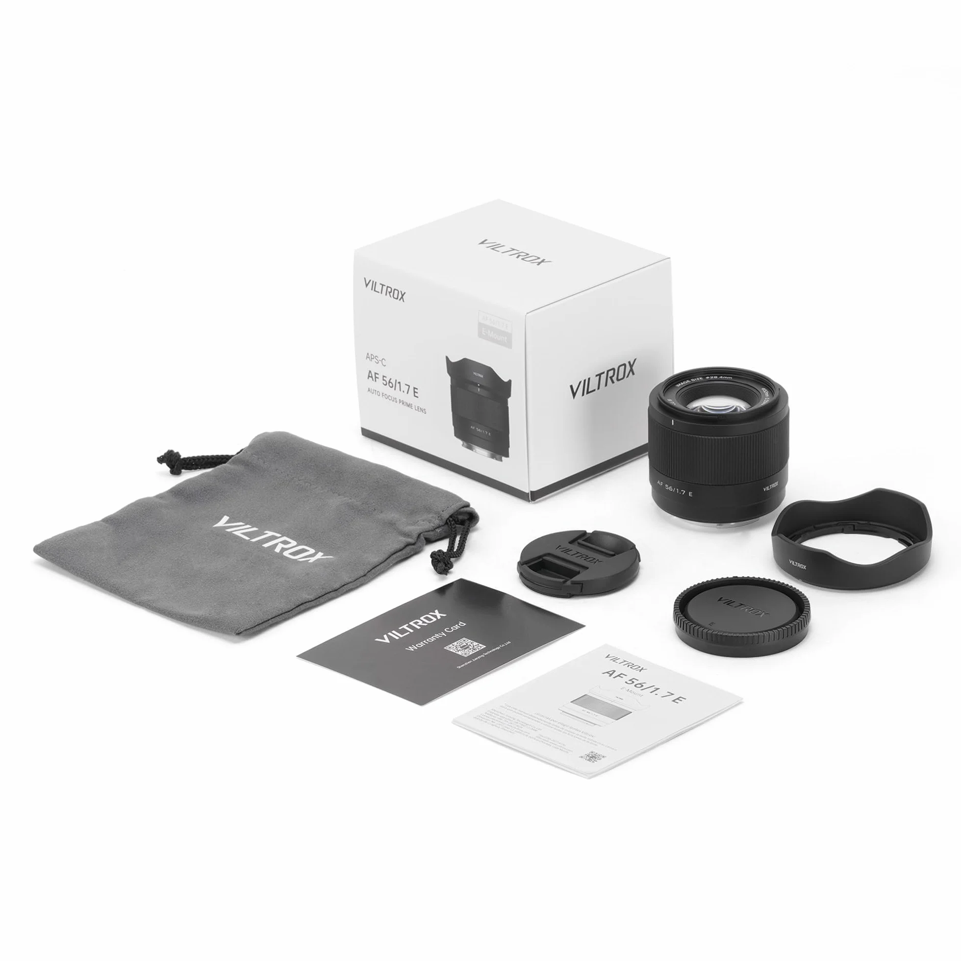 VILTROX 56 mm f1.7 Obiektyw Sony APS-C Prime do A7 A7II A7III A7IV A7R A7RII A7RIII A7RIV A7RV A7S A7SII A7SIII A1 ZV-E1