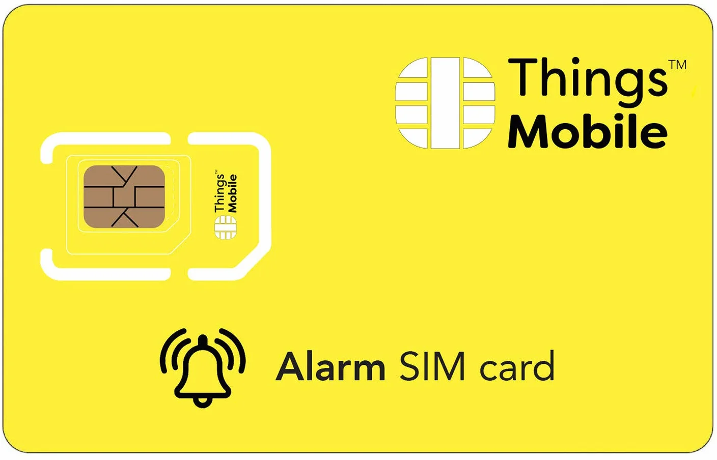 Things Mobile Karta SIM do alarmu antykradzieżowego GSM/2G/3G/4G globalny zasięg