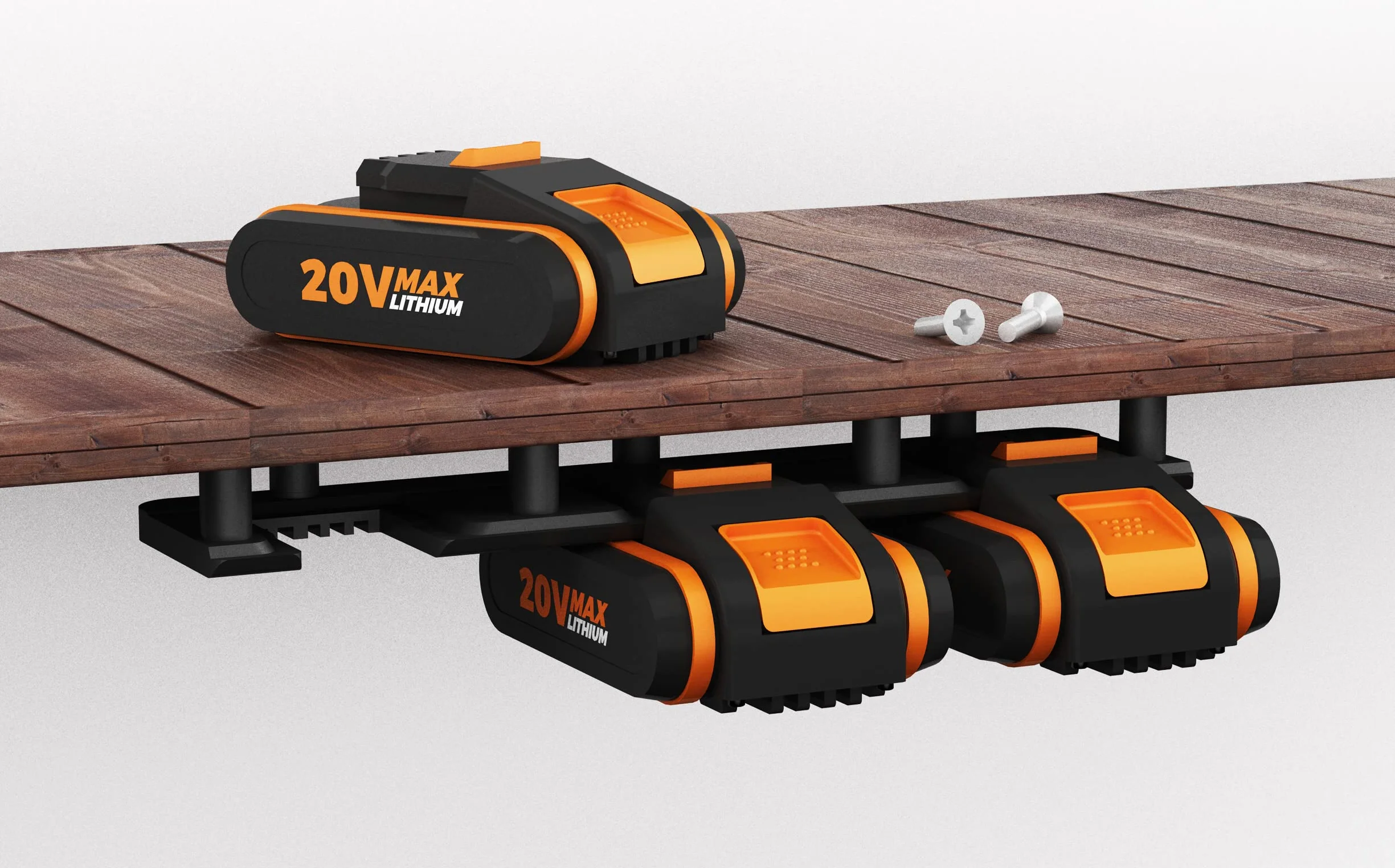 Uchwyt baterii WORX PowerShare 20V Made in Germany na 3 akumulatory