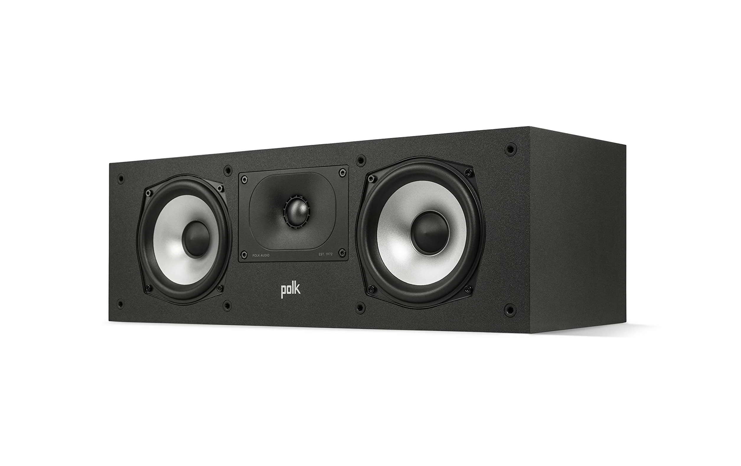 Polk Audio Monitor XT30BK głośnik centralny, certyfikat Hi-Res, kompatybilny z Dolby Atmos i DTS:X (sztuka), Czarny