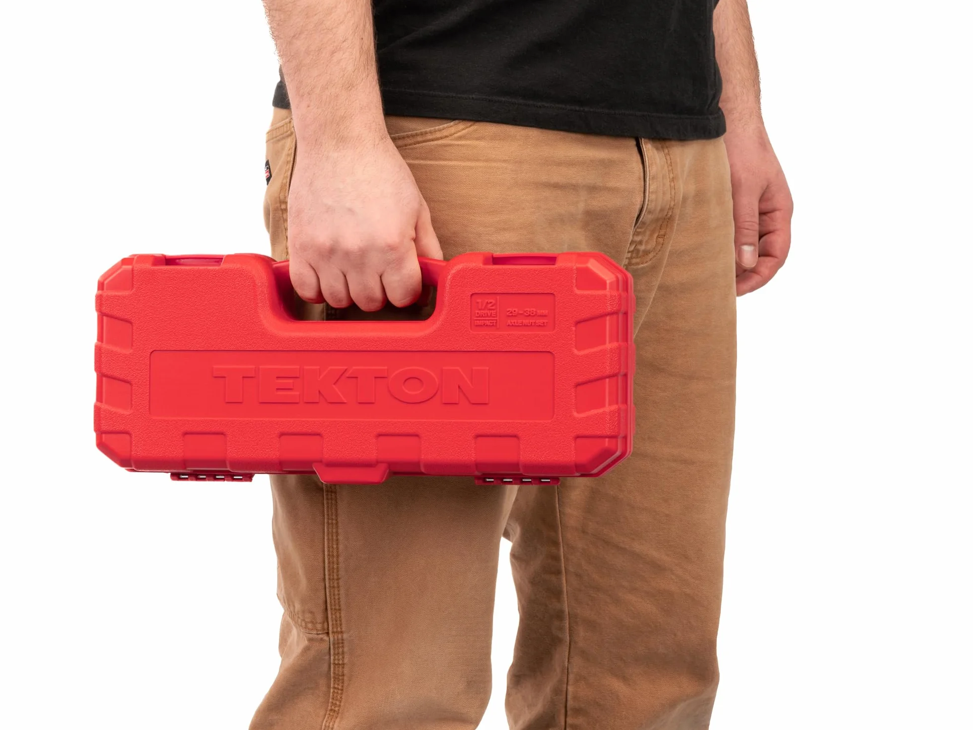 TEKTON 6-punktowy zestaw nasadek udarowych 6-punktowych nasadek udarowych z obudową, 7-częściowy (29-38 mm) | SID92340