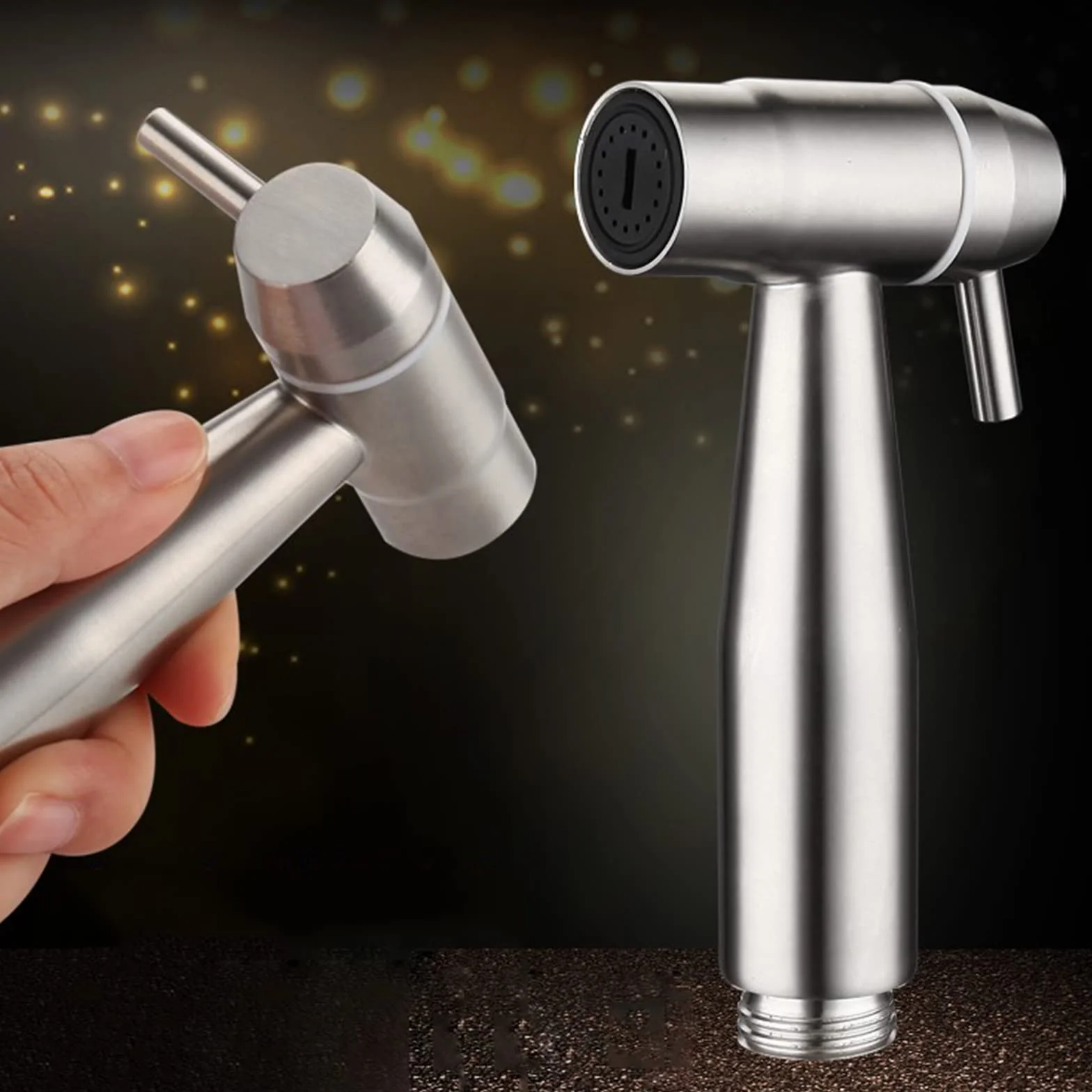 Ręczny opryskiwacz bidetowy do toalety, bidet do toalety, ręczny bidet ze stali nierdzewnej, dysza prysznicowa, pistolet natryskowy, dysza, prysznic oszczędzający wodę