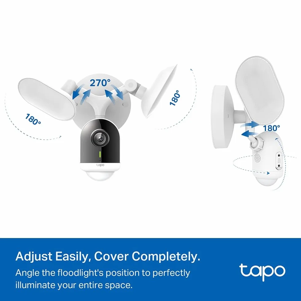 Tapo C720 Zewnętrzna kamera Wi-Fi 2K 4 MP IP65 2800 lumenów