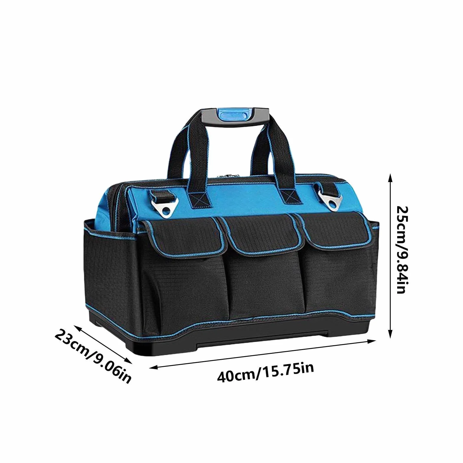 Torba Narzędziowa Organizer Męski Wielokieszeniowy Z Ergonomicznym Uchwytem | Torba Narzędziowa Typu Tote Ze Sztywnym Dnem Do Naprawy Aut, Na Budowie, W Warsztacie, Dla Elektryka I Mechanika, Na Z