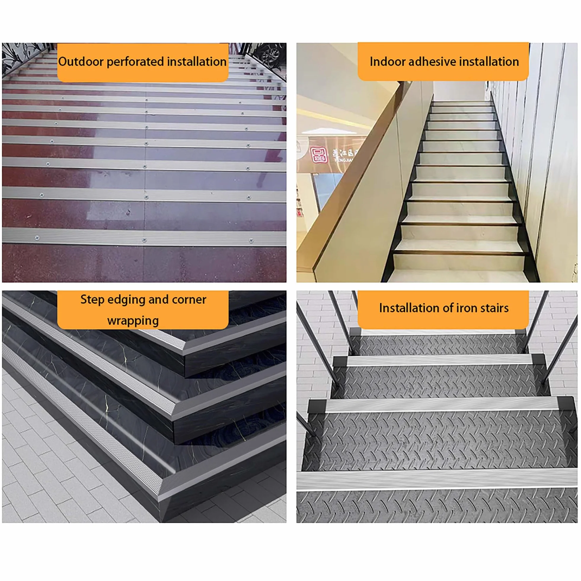 Aluminium ir Nosing Ed Metalowe listwy wykończeniowe do drewna irs o kącie 90° antypoślizgowe i wodoodporne na zewnątrz wewnątrz (fioletowe d 90 cm dł. 70 mm x 30 mm)