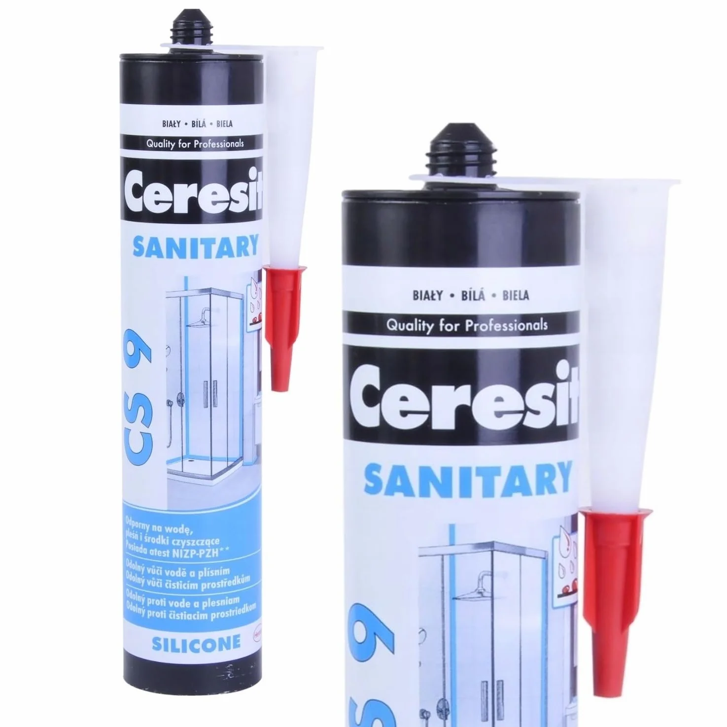 CERESIT SILIKON SANITARNY CS9 280ML BIAŁY