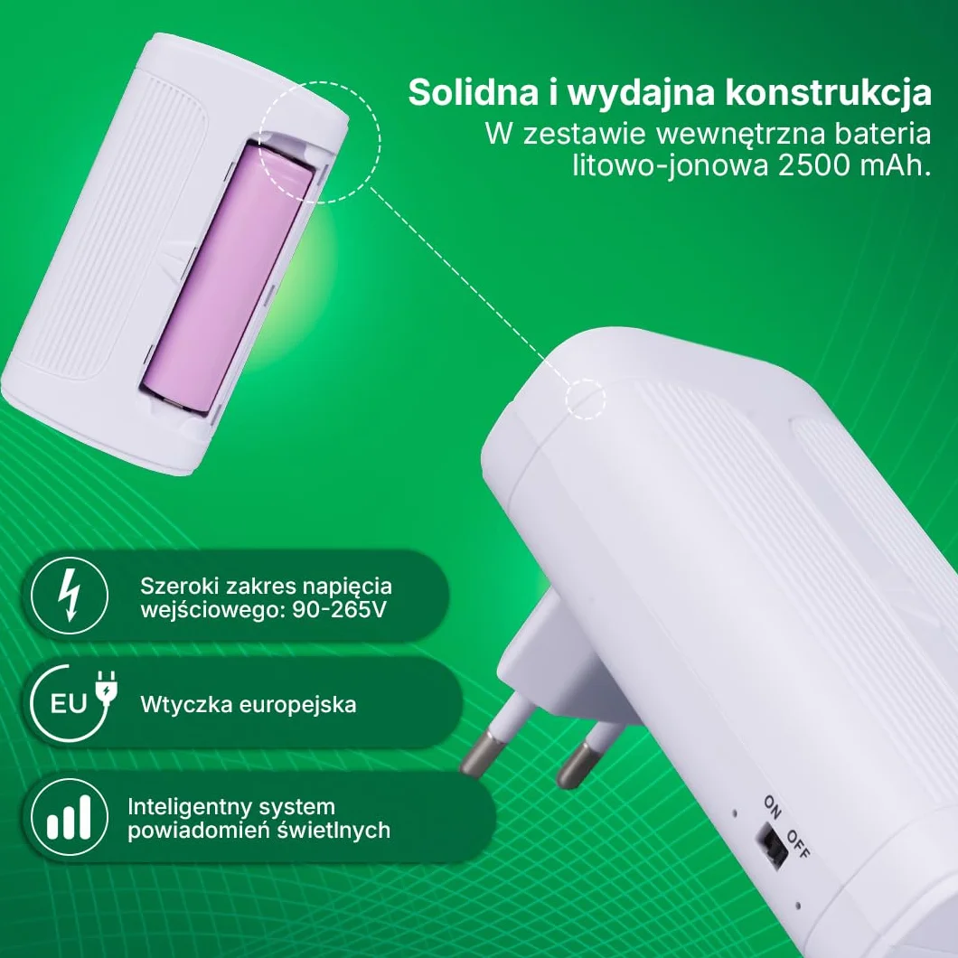 Mini UPS 5V 2A Przenośny Zasilacz Awaryjny SAI 2500mAh USB do Routerów i Kamer