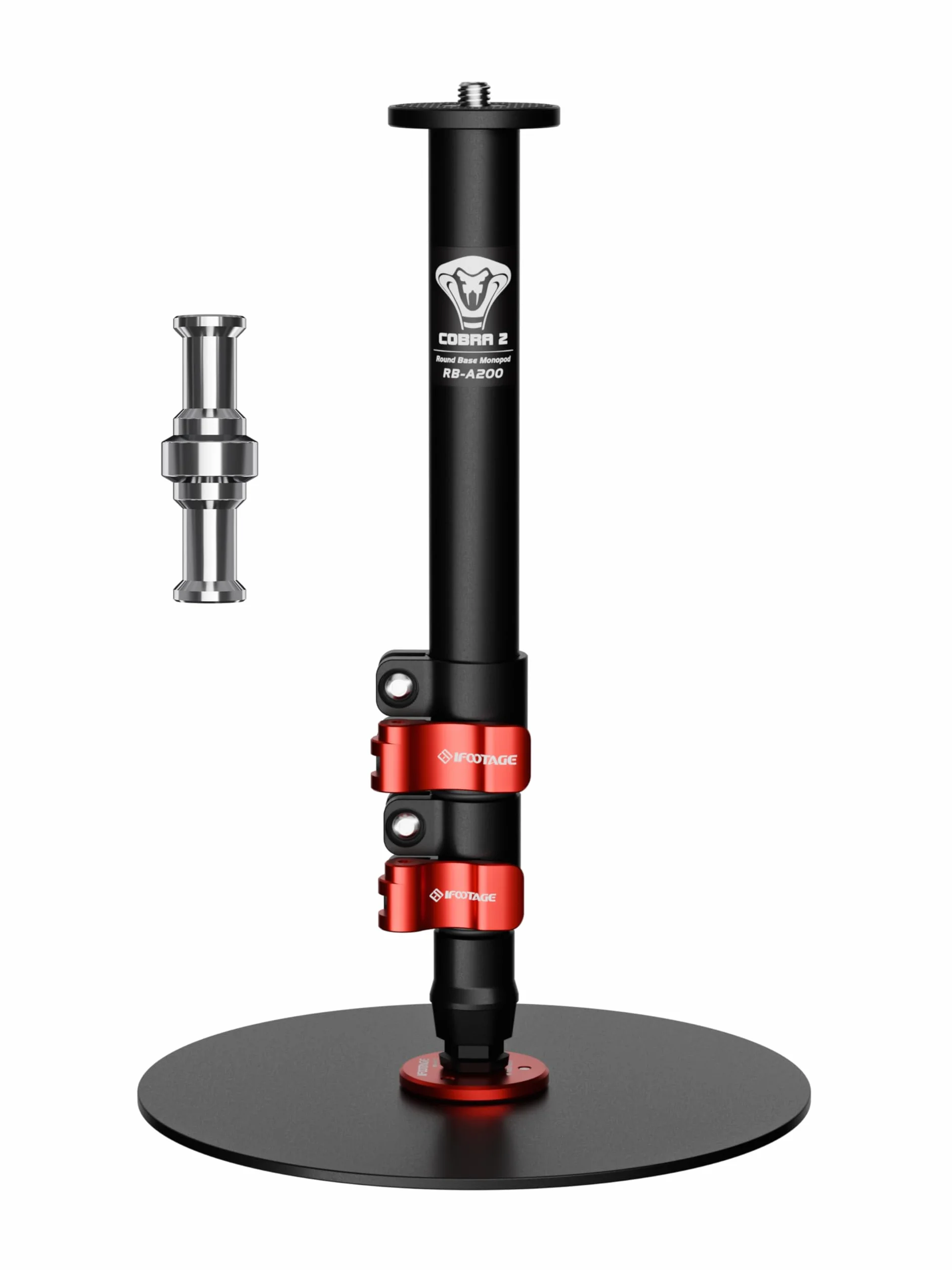 IFOOTAGE RB-A200 Okrągła podstawa monopod aluminiowy statyw stołowy 22'' do kamery DSLR