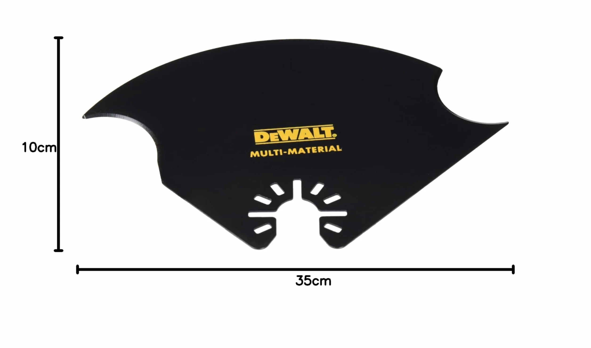 DEWALT Wytrzymały Brzeszczot multi-material 100mm do materiales como moqueta, cartón, tejas asfalto i vinilo do multi-herramienta oscillante dla profesjonalistów i majsterkowiczów 100mm