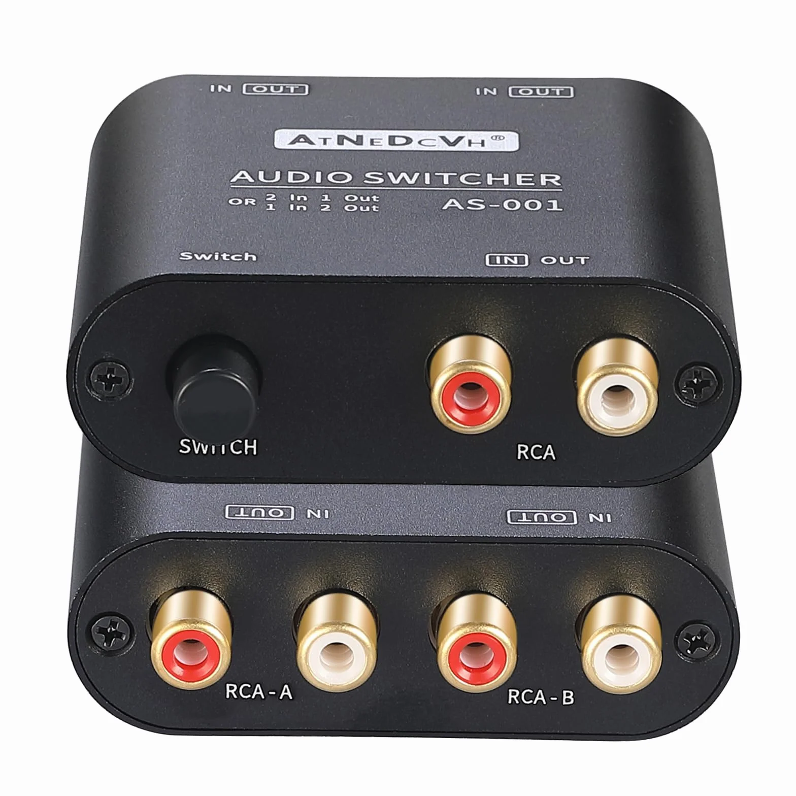Dwukierunkowy przełącznik audio RCA 3,5 mm 2-drożny stereofoniczny L/R