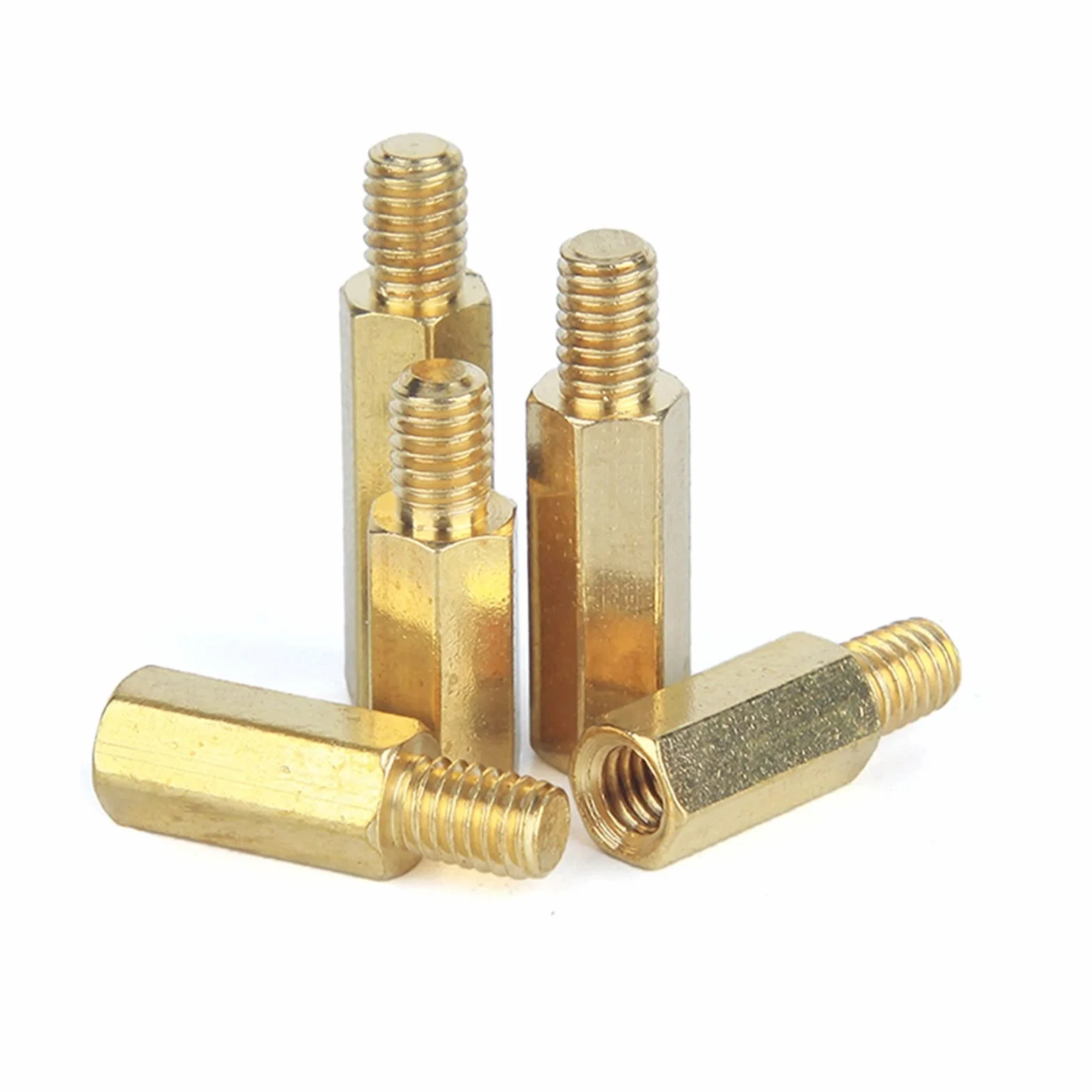 Spacer Standoff Kit, 100 szt. M2.5*L+3/4/5/6 śruba kolumnowa pojedyncza łeb sześciokątny kolumna obudowa kolumna miedziana płyta główna płyta główna sześciokątne dystanse słupki(M2.5x30x5)