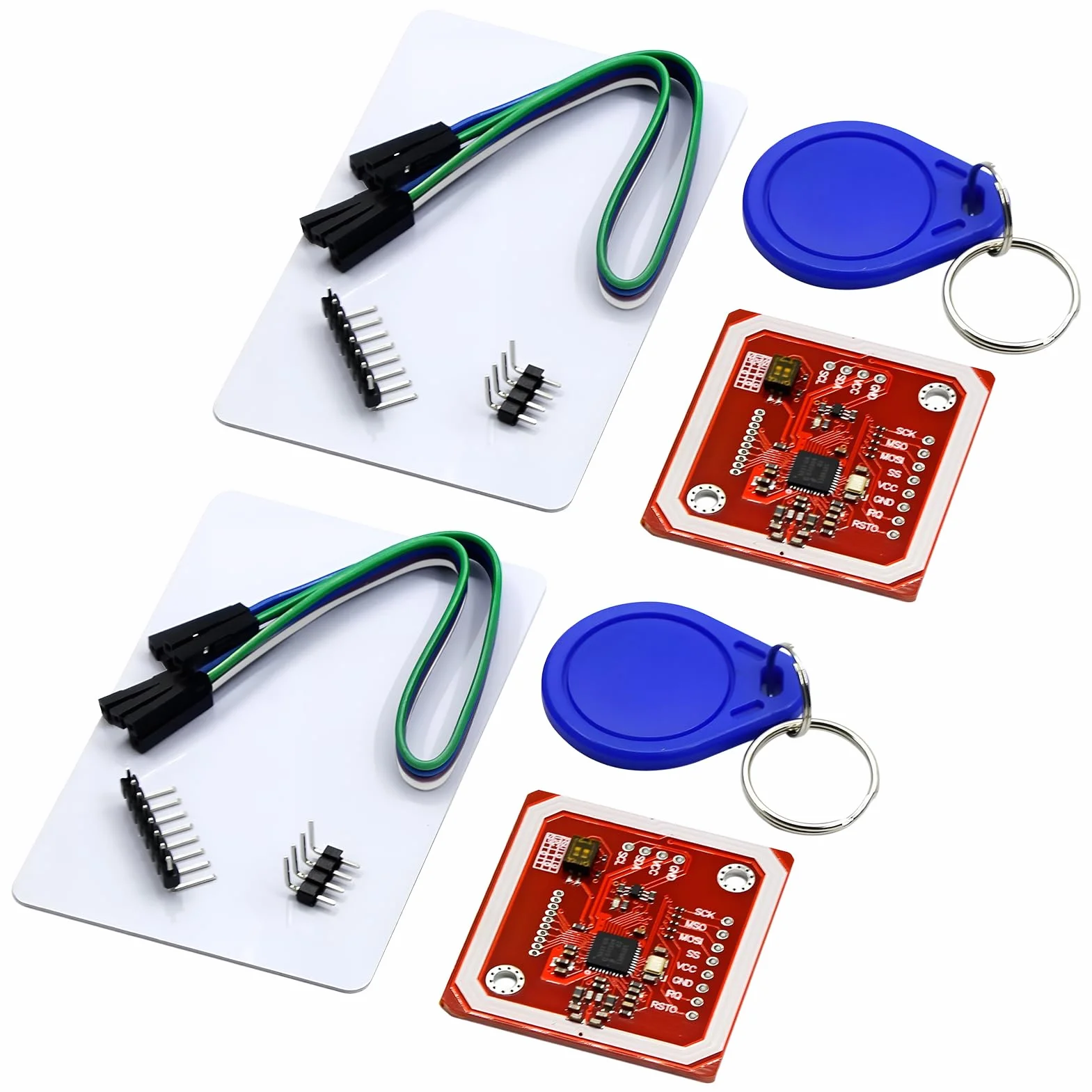 Moduł RFID PN532 V3 NFC z kartami S50, brelokiem, czytnikiem i pisarzem, kompatybilny z Android, P2P, obsługuje Mifare 1K 4K ISO/IEC14443-4 do Arduino Raspberry Pi