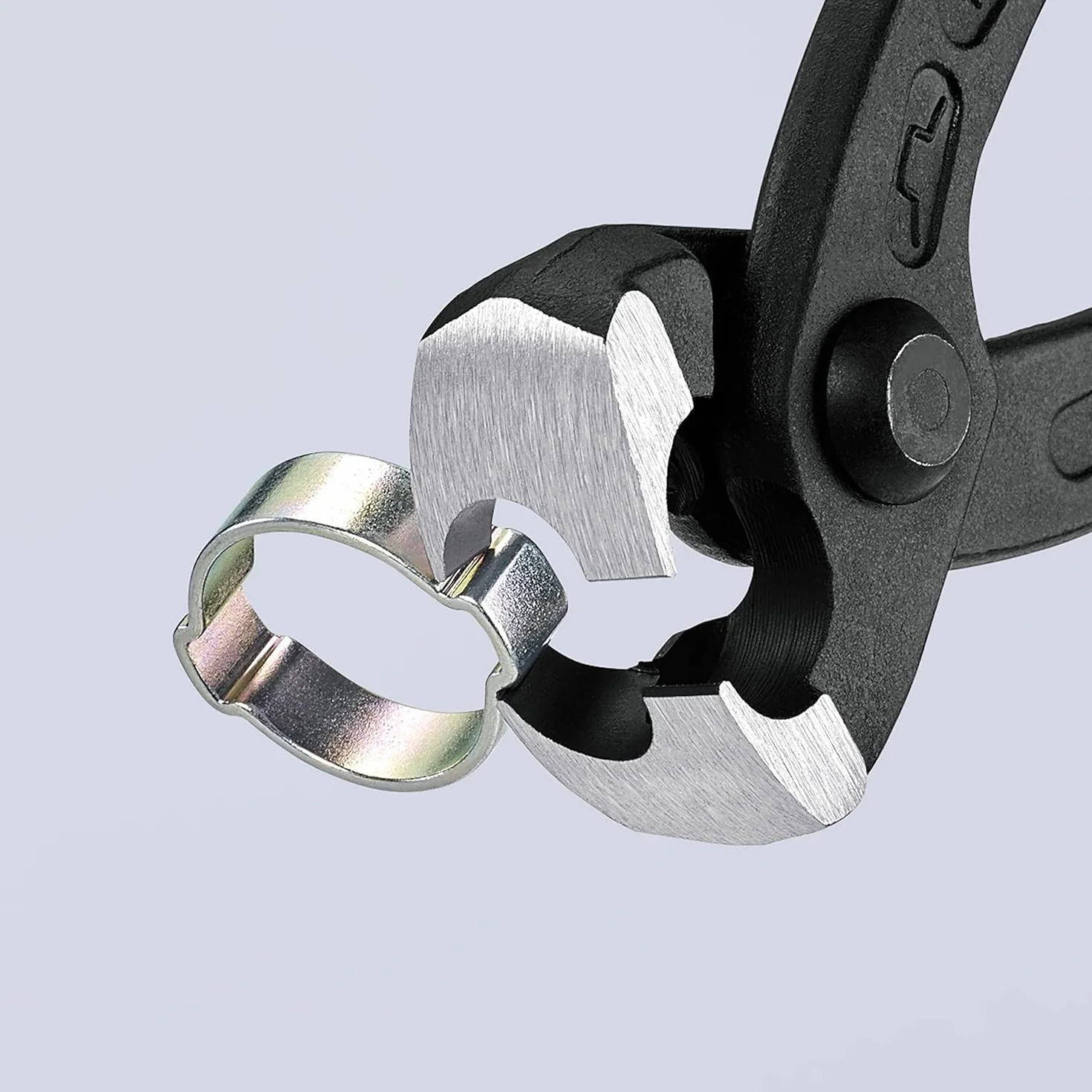 KNIPEX Szczypce do obejm z uchem w opakowaniu z zawieszką z tworzywa sztucznego, powlekane 220 mm, 10 99 I220 SB