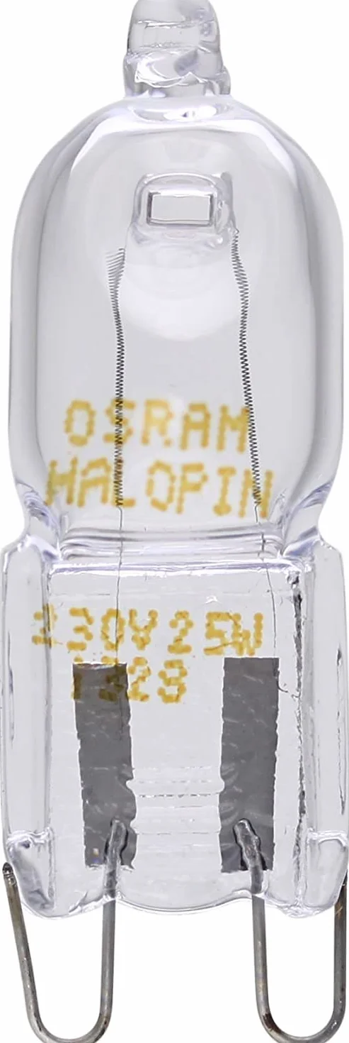 Osram Halopin 66740 OVEN 40 W 230 V G9 | do 300 stopni | lampa halogenowa do piekarnika, ciepła biel