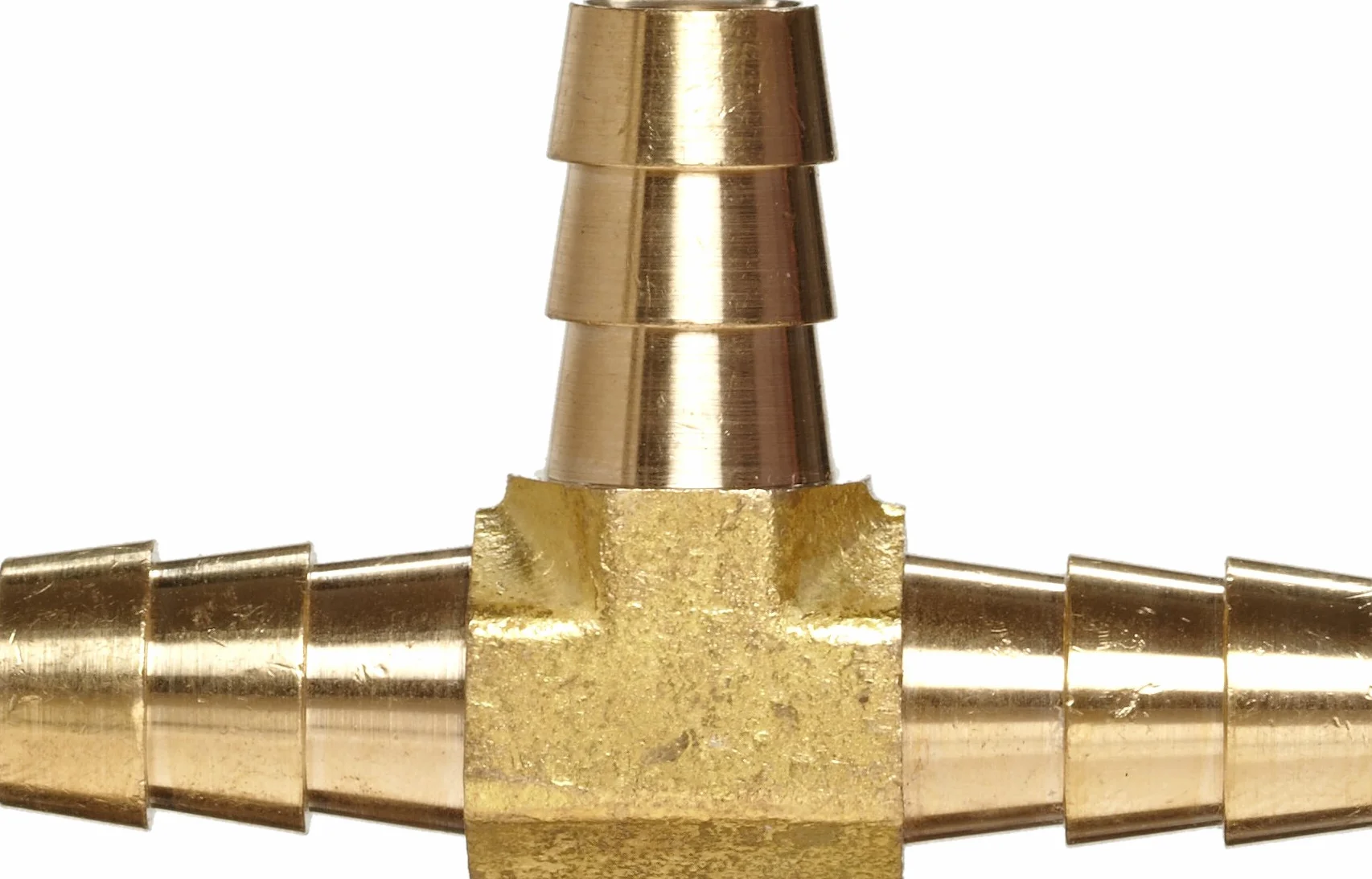 Anderson Metalowe mosiężne okucie do węża, koszulka, 1/4" x 1/4" x 1/4" barb