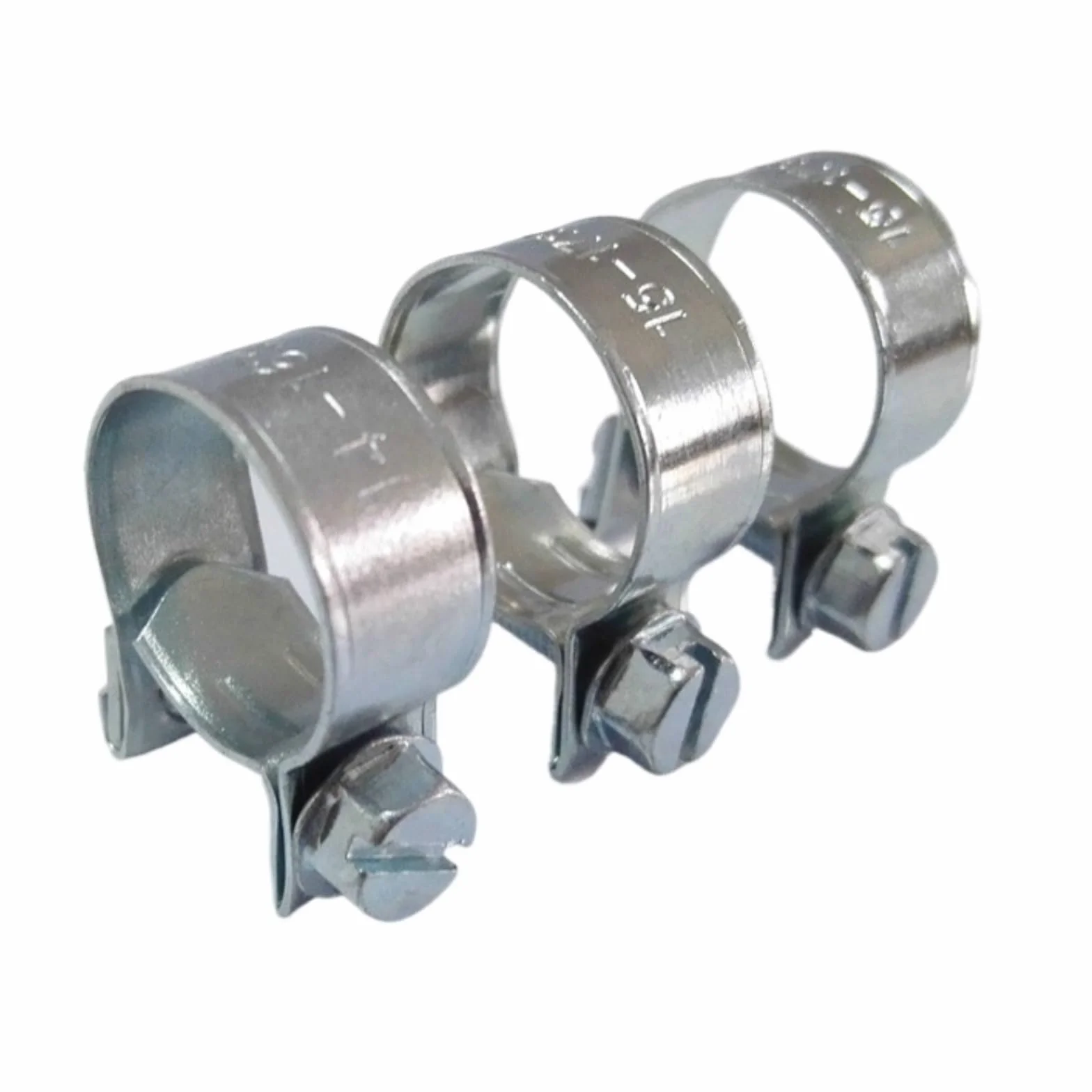 10 sztuk ocynkowanych zacisków paliwowych do rur 6-20 mm-trwałe metalowe łączniki do ropy, wody, powietrza i gazu(7-9mm)
