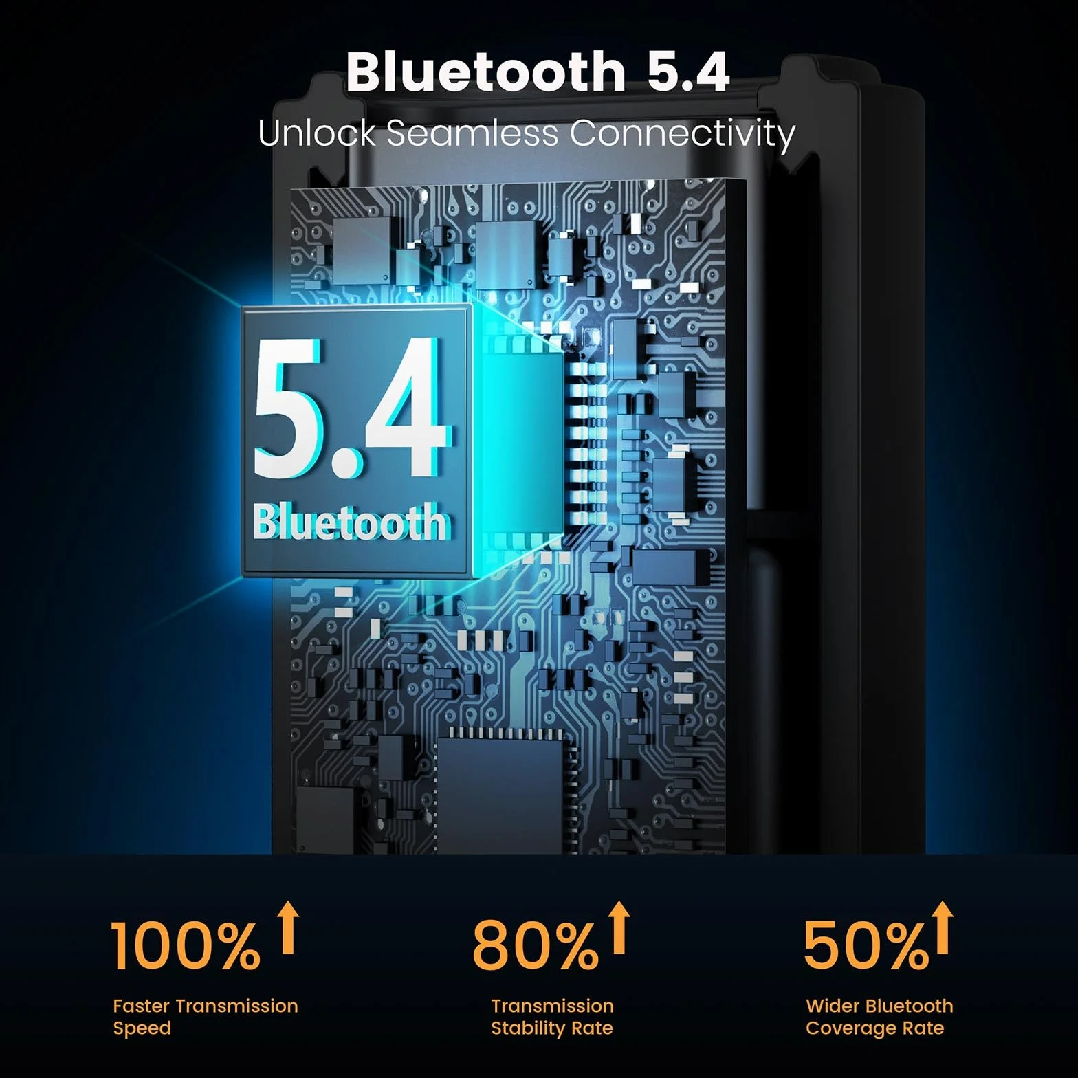 Adapter Bluetooth Aux 3.5 mm do Samochodu - Maedhawk Stylowy Odbiornik Bluetooth 5.0 z Redukcją Szumów do Ciężarówek Domowe Słuchawki Stereo Głośniki Strumieniowanie Muzyki