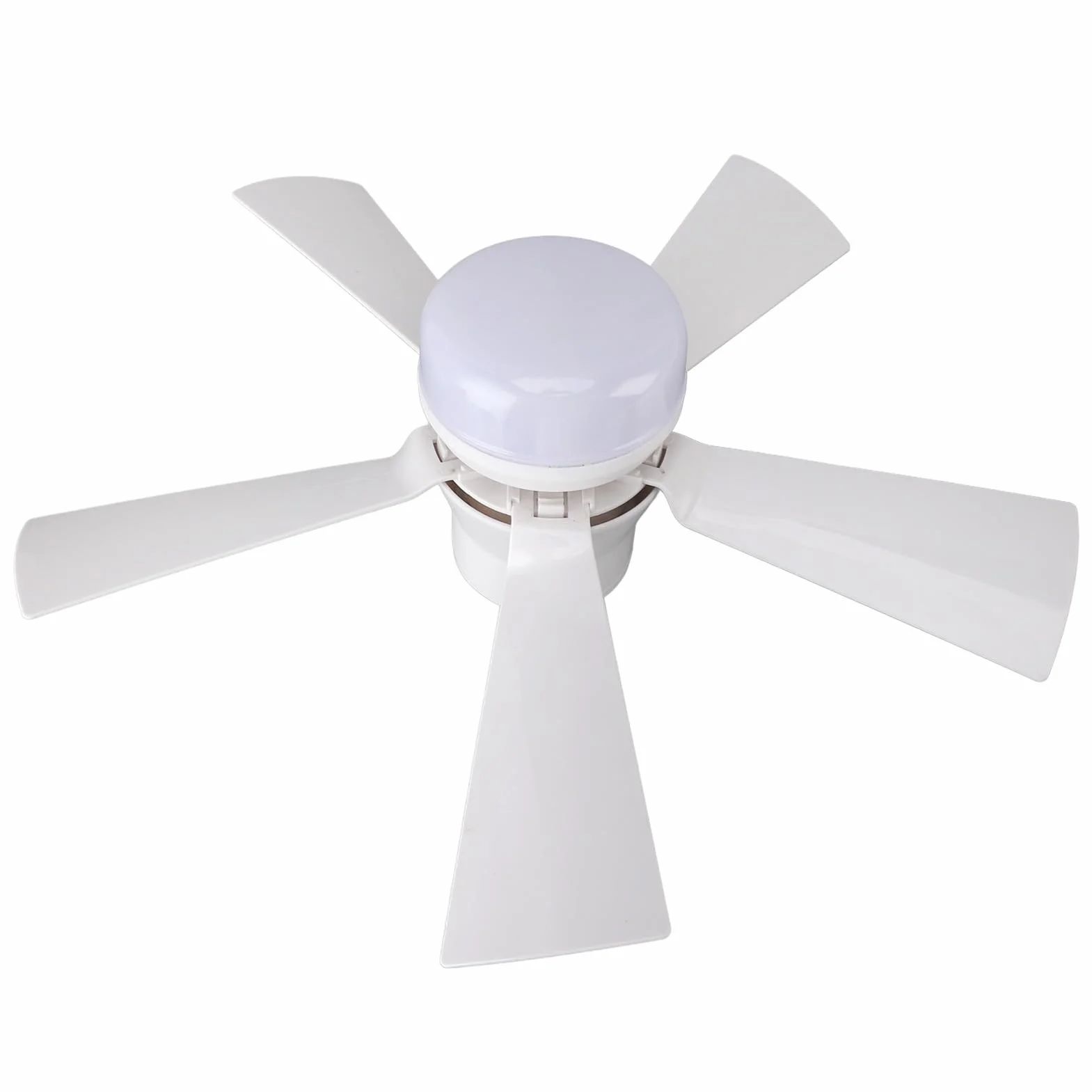 Aramox Światło Wentylatora Sufitowego z Pilotem 3 Temperatura Kolorów 3 Prędkość Wiatru do Sypialni Kuchnia (WHITE)
