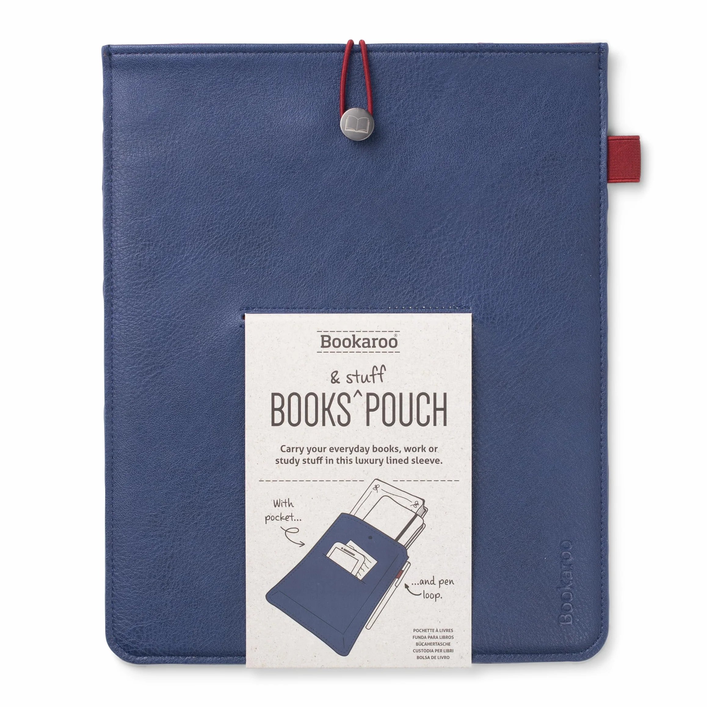 Bookaroo Books & Stuff Pouch Navy