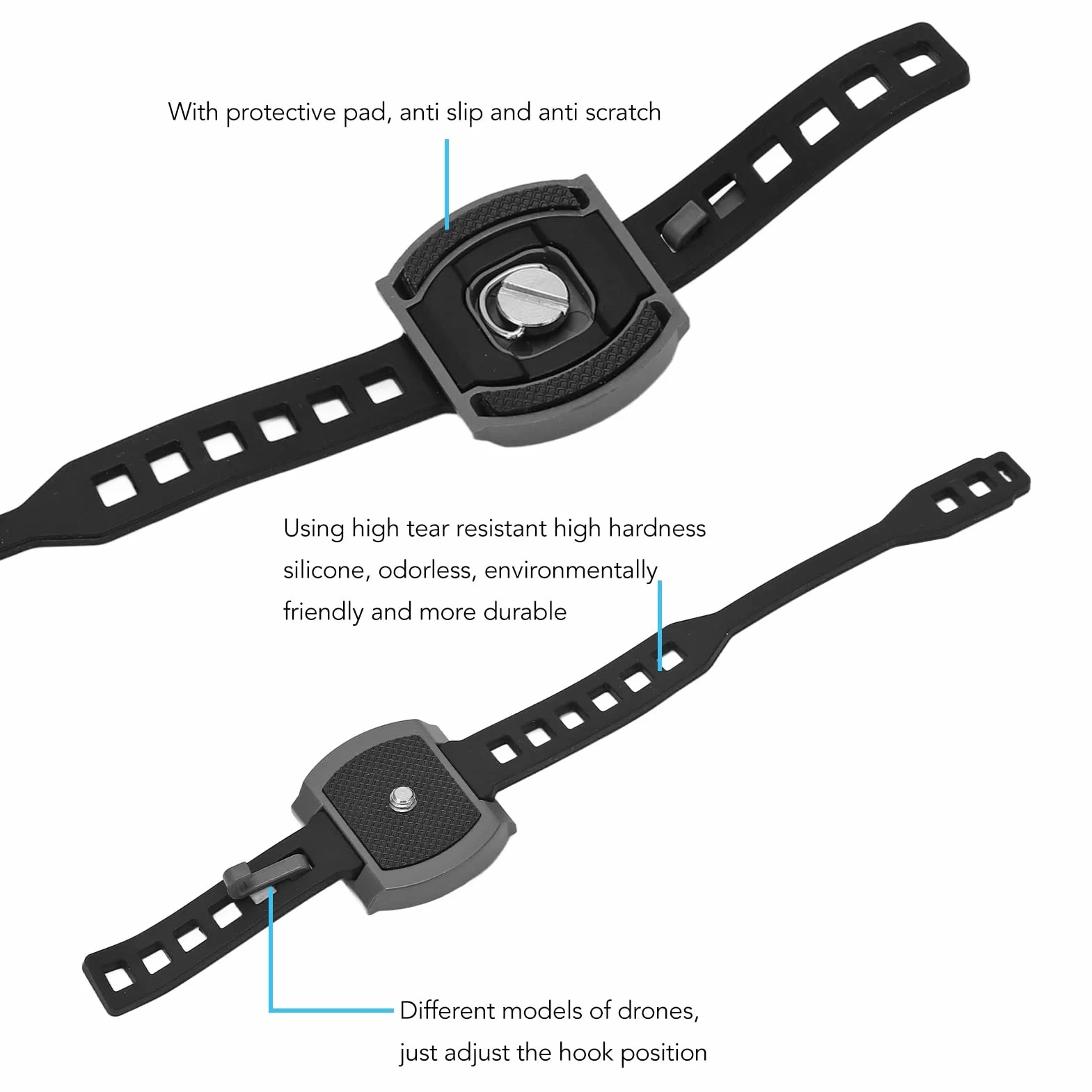 VGEBY Drone Extension Mount, Drone Mount Extender Kit z adapterem, kamera, akcesoria do dronów, AIR 2, akcesoria AIR 2S