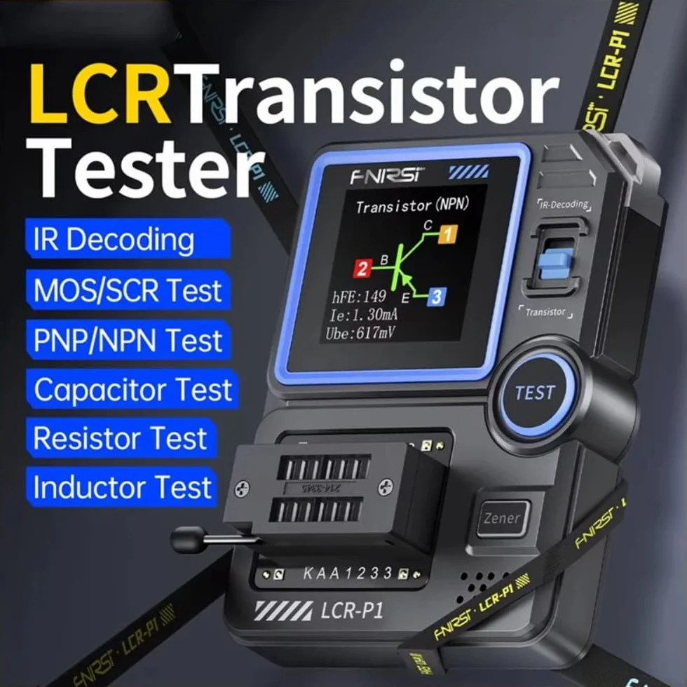 DollaTek Tranzystor tester kondensatora tester kondensatora tranzystora SMD wielofunkcyjny tester komponentów elektronicznych Dioda Trioda ESR NPN PNP Tester MOSFET LCR Anti-burn
