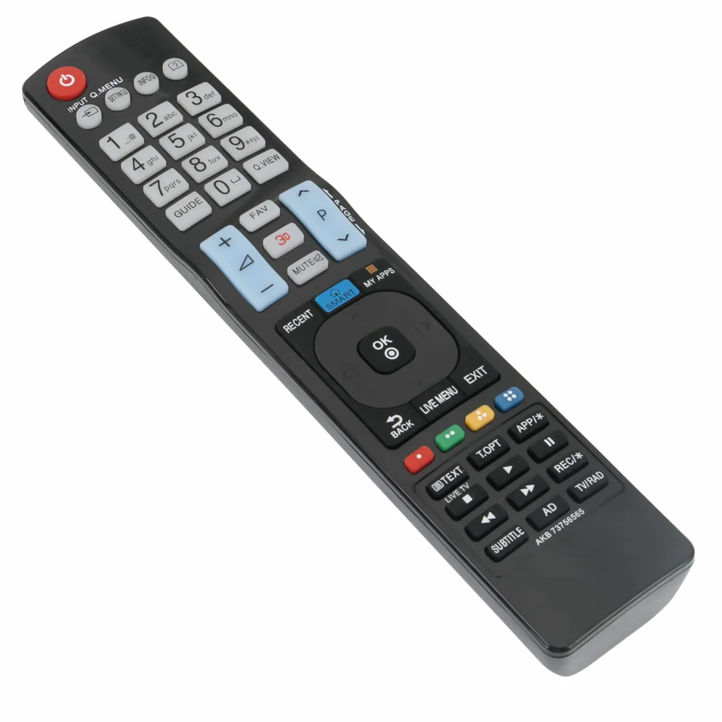 VINABTY AKB73756565 Zamiennik pilota zdalnego sterowania do LG TV 32LB650 39LB650 42LB650 47LB650 50LB650 55LB650 60LB650 70LB650