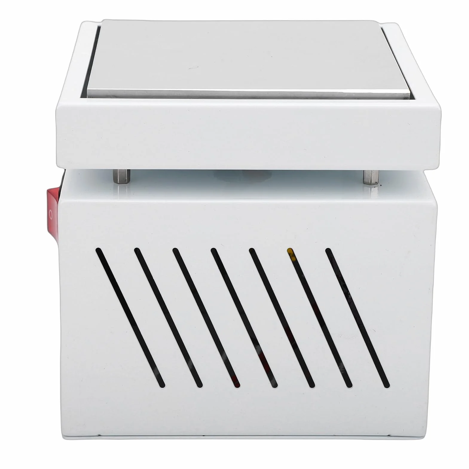LiebeWH Płyta Grzewcza do Lutowania 350W 100x100mm Aluminium Lotnicze Szybkie Nagrzewanie Precyzyjna Kontrola Temperatury z Wielokątowym Odprowadzaniem Ciepła do Przeróbek PCB i Napraw (wtyczka UE)