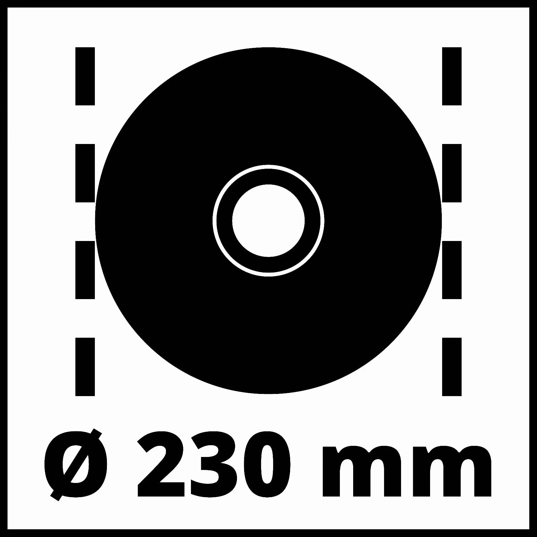 Einhell TE-AG 230/2000 szlifierka kątowa 230 mm z tarczą