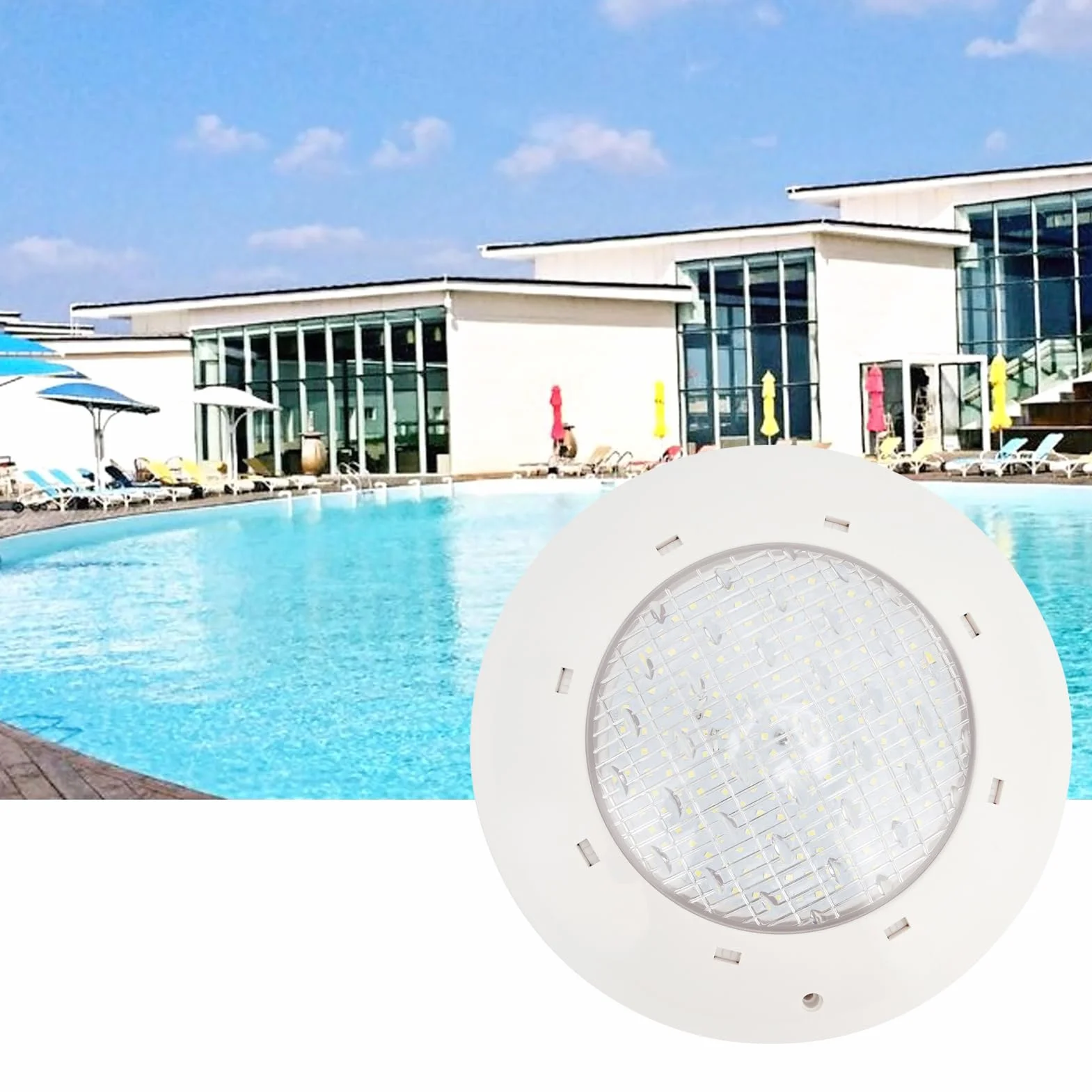 do Basenu Plastikowa Ip68 Wodoodporna Smd2835 Oświetlenie Podwodne Led Ac12hite Light12W 1200Lm Produkty Oświetleniowe Oświetlenie Zewnętrzne (35W)