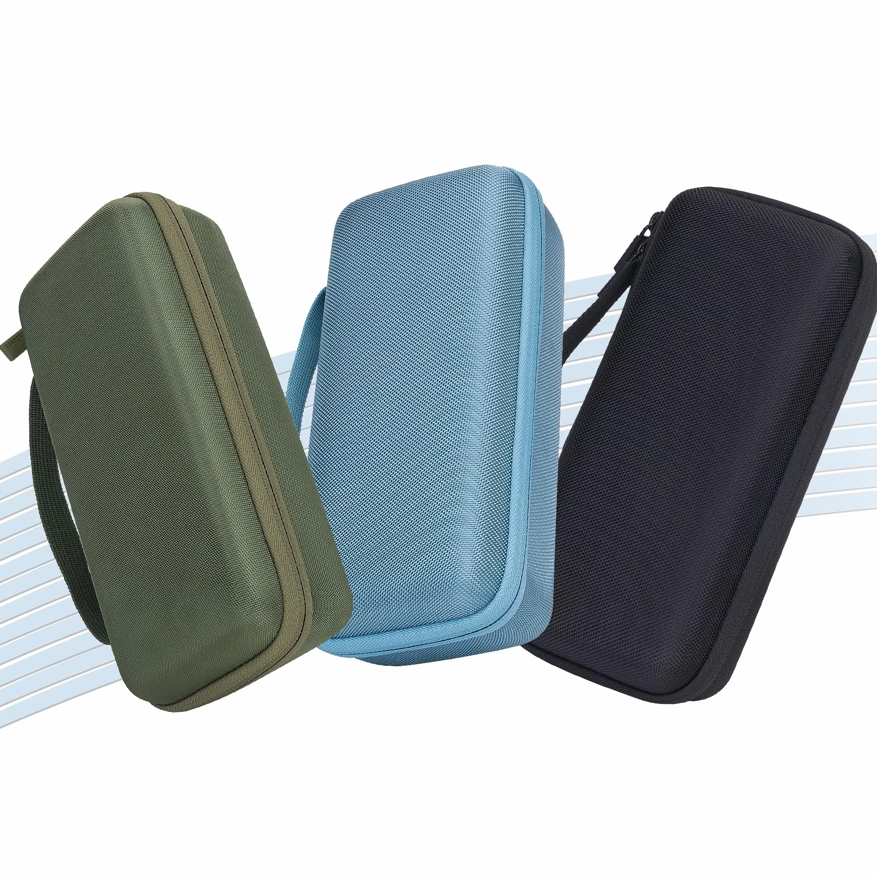co2CREA Twarde etui podróżne do bezprzewodowego przenośnego głośnika Bluetooth Soundcore Motion 300 Hi-Res, tylko etui, Czarny, for Motion 300, Minimalistyczny