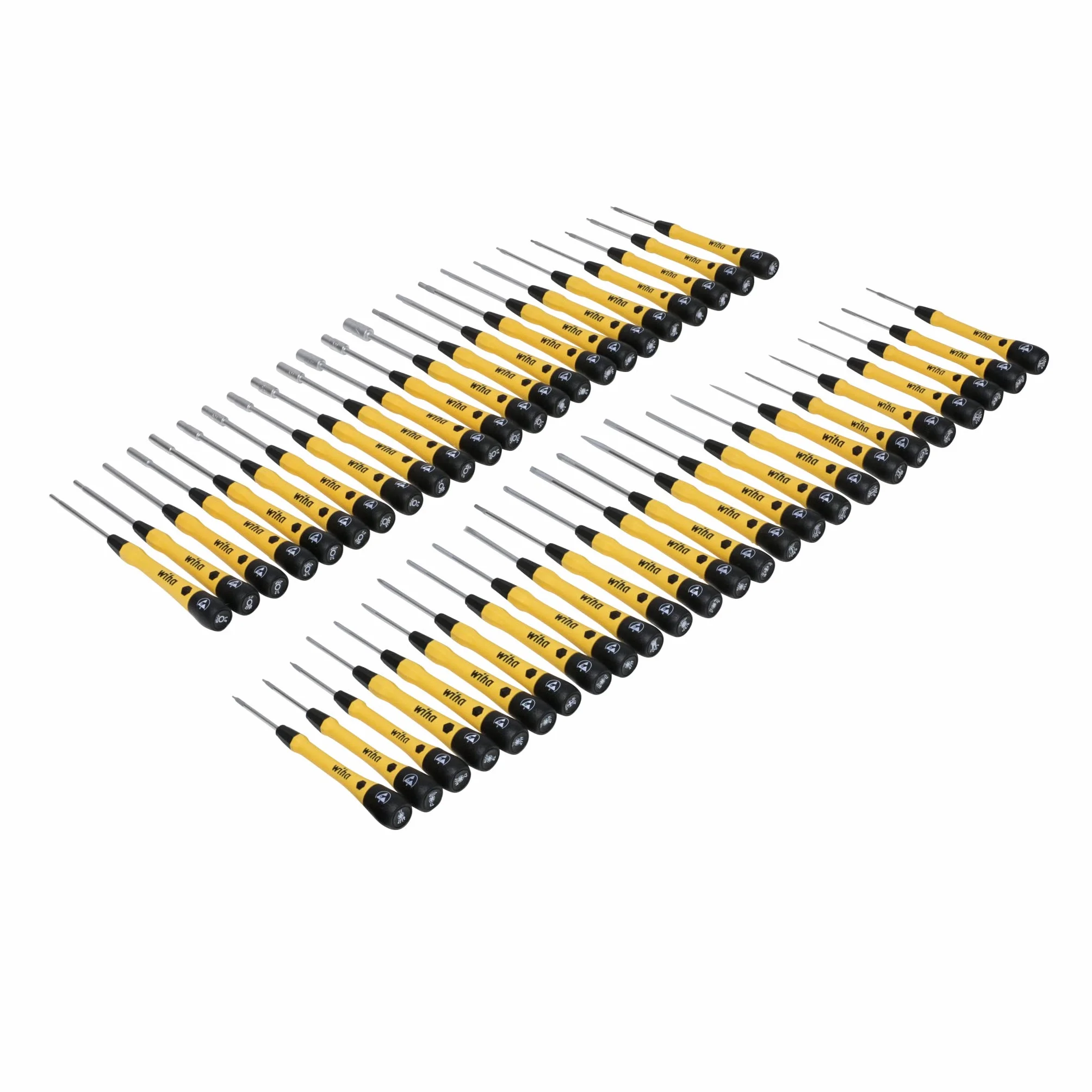 Wiha 92093 50-częściowy zestaw wkrętaków precyzyjnych PicoFinish Master Techcian's ESD