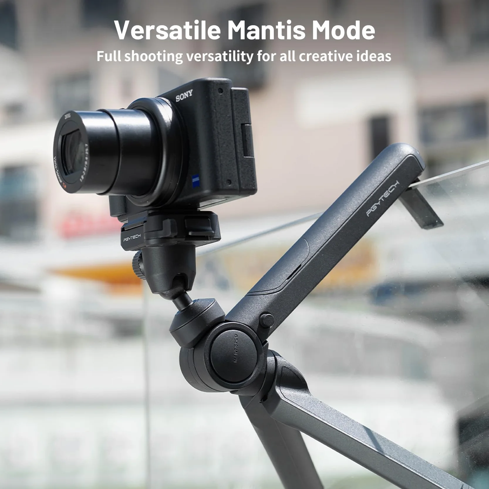 PGYTECH MANTISPOD 2.0 mini statyw do kamery vlogowania statyw mały statyw podróżny do Sony/Canon/Nikon/Fujifilm SLR DSLR Pocket Stand Video Vlog Desktop Shooting Selfie Mount