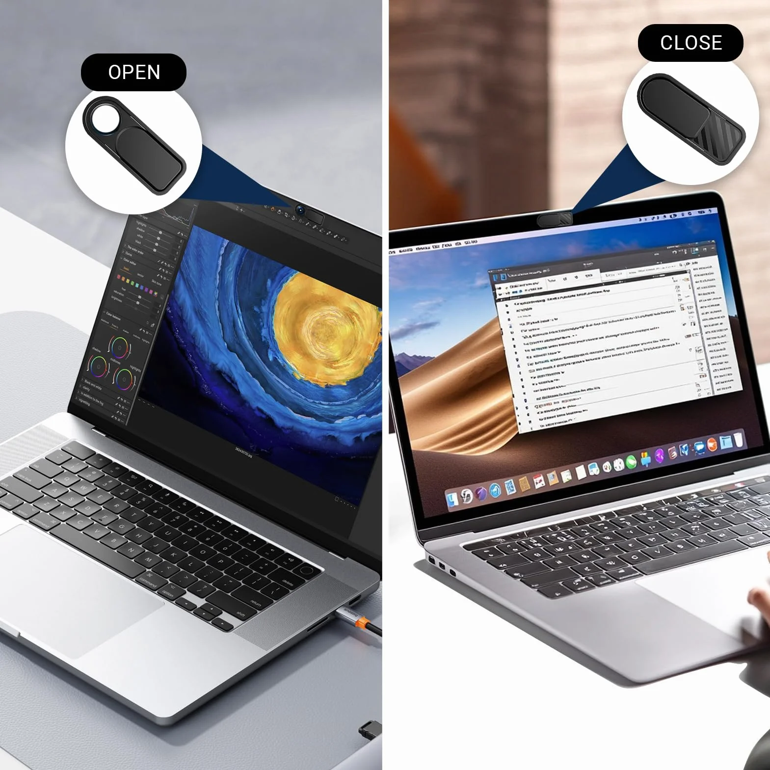 Osłona na kamerę internetową 0,03 cala ultra cienka do laptopa iPada tabletu smartfona ochrona prywatności
