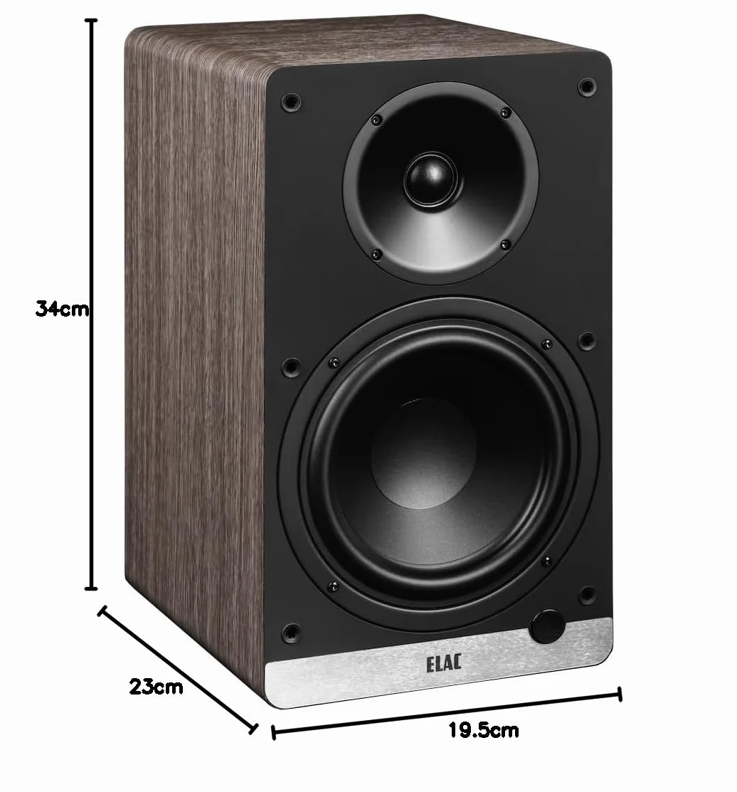 ELAC Debut ConneX DCB 61 głośniki regałowe aktywne Bluetooth HDMI USB Phono