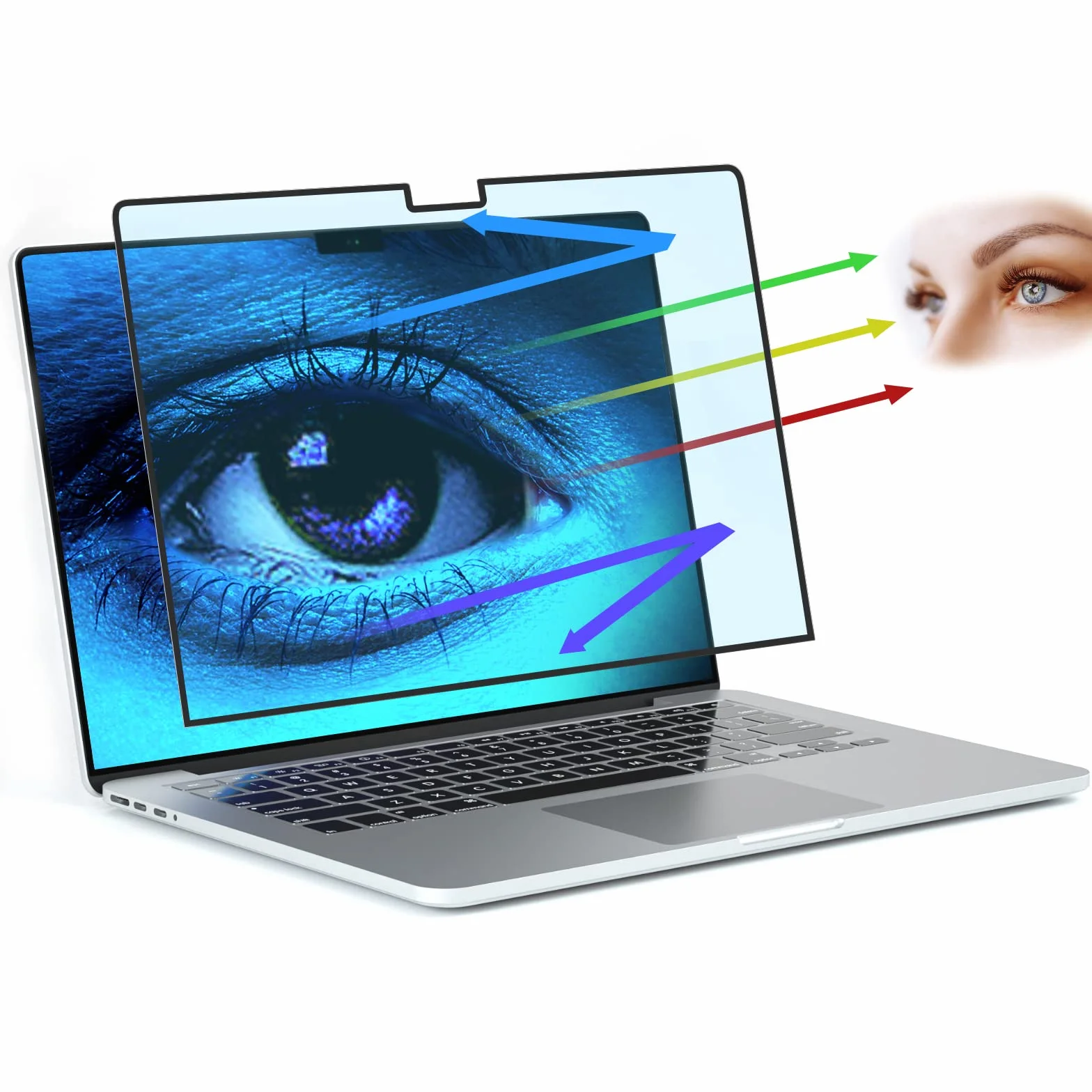 FILMEXT Ochraniacz Ekranu MacBook Pro 14 cali 2021 M1 A2442 Matowy Filtr Antyodblaskowy