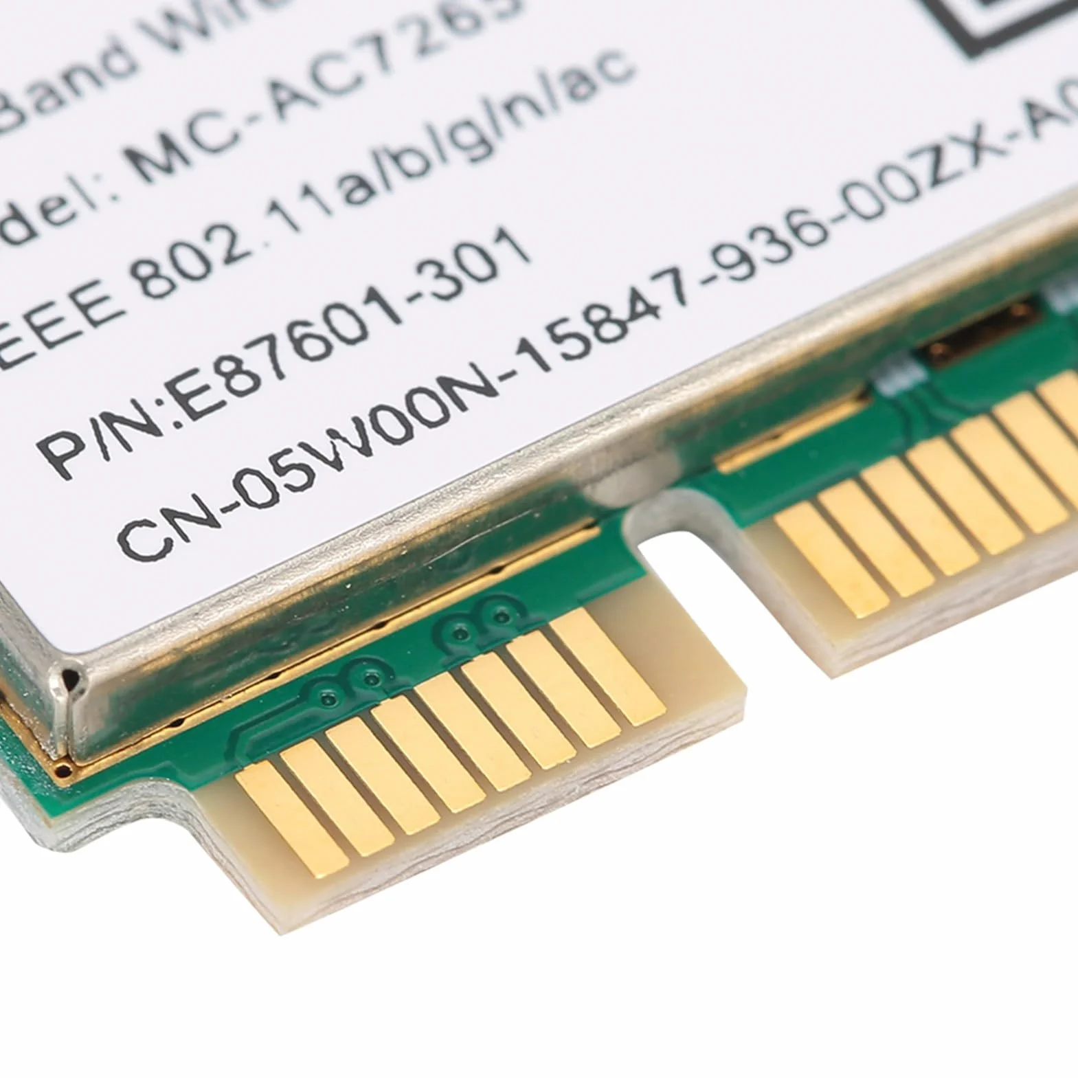 Karta sieciowa Wi-Fi MC-AC7265 PCIe dwupasmowa 2.4G/5G Bluetooth do laptopa