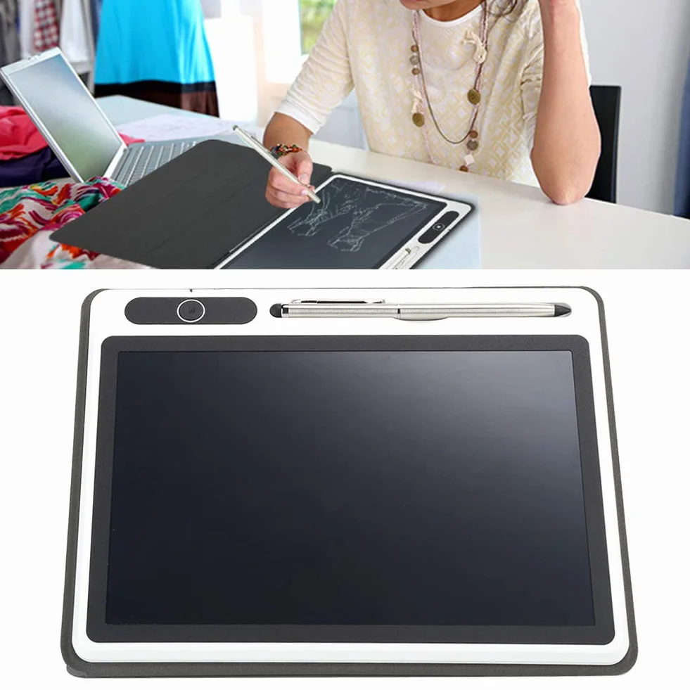Elektroniczny notatnik LCD blok rysunkowy tablet biznesowy czarny
