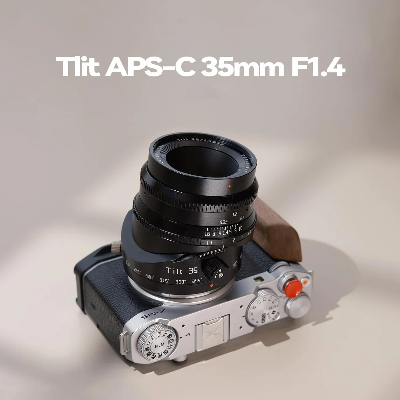 TTARTISAN 35 mm F1.4 Tilt obiektyw APS-C Ręczny fokus Prime do Canon RF