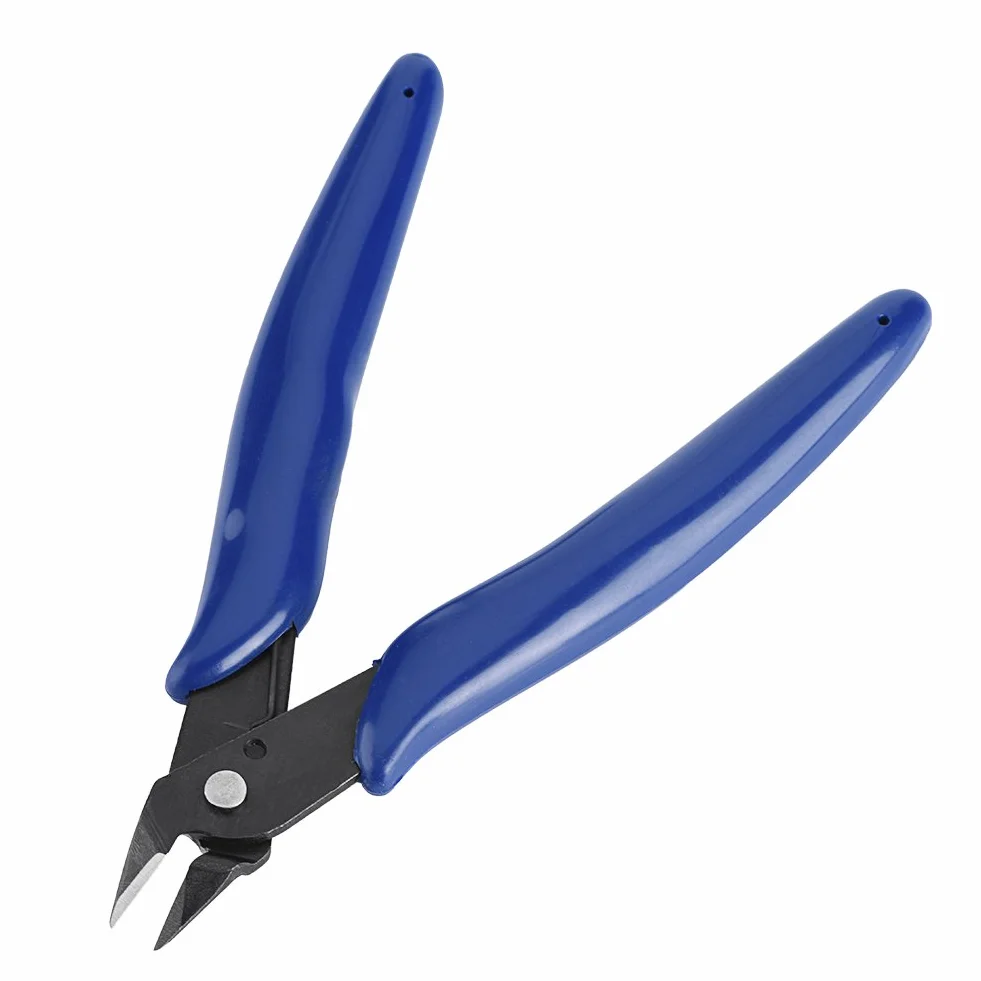 Richer-R 3D Printer Cutter Wire Cutter Accessories 3D Printer Accessories Side Cutting Nippers Cutter Snips Shears Diagonal Pliers Tool Compact, Lightweight, Refined and Comfortable Handle Design