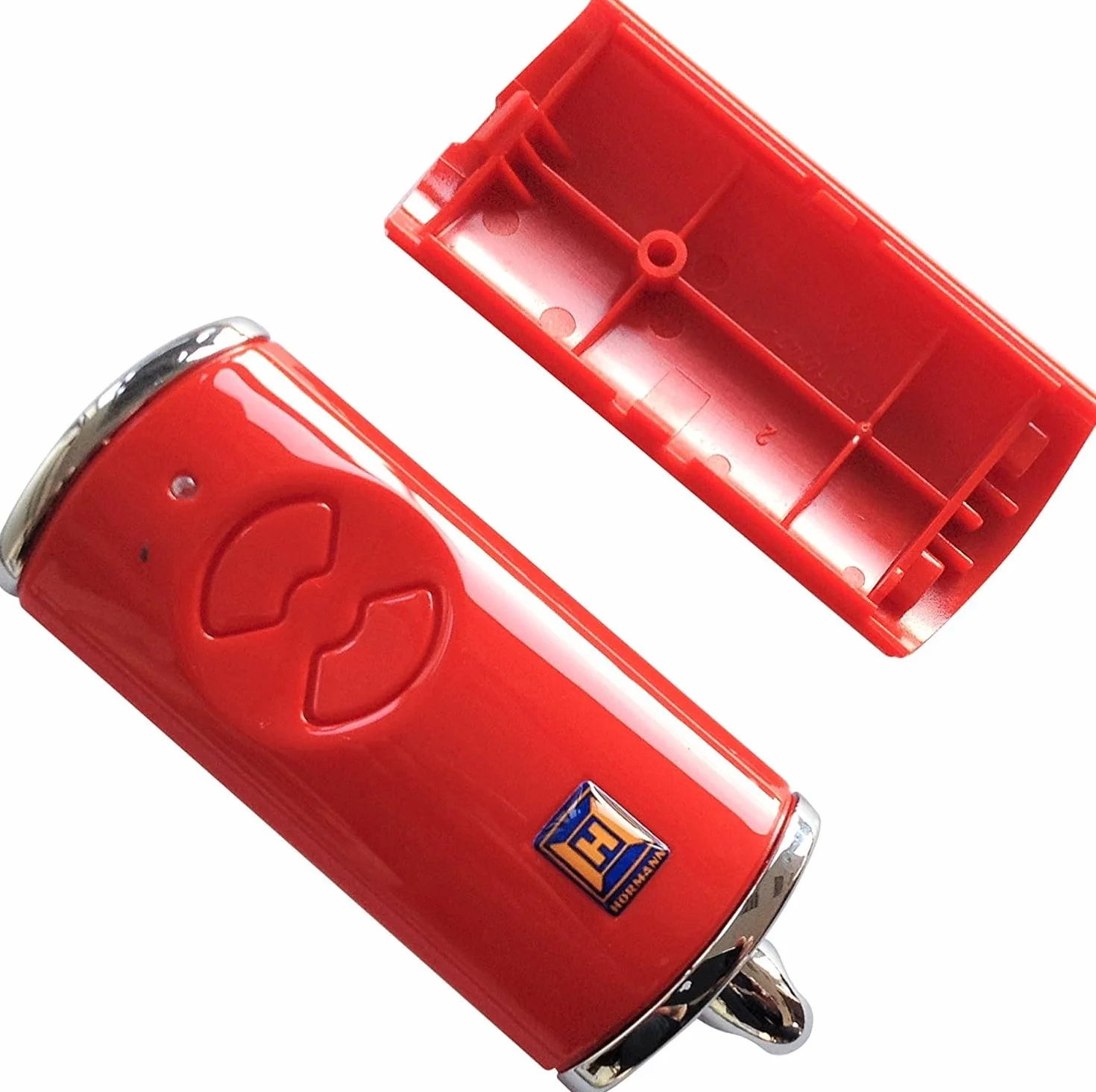 Hörmann Handsender Cover HSE2BS czerwona pusta obudowa bez baterii bez płytki część zamienna górna i dolna obudowa