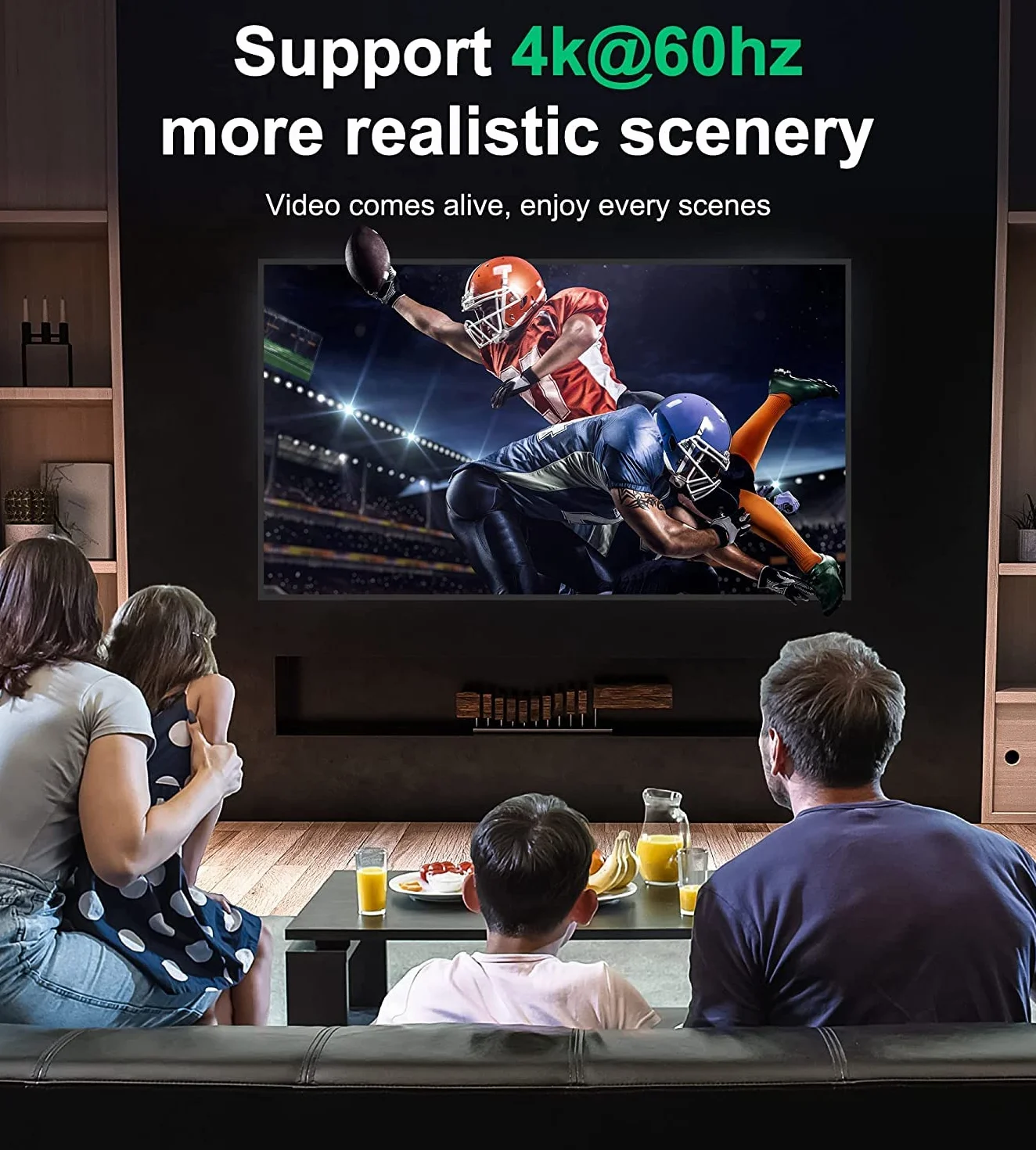 Przełącznik HDMI 4K 60 Hz 2 w 1 Aluminiowy Ręczny Hub HDMI Czarny