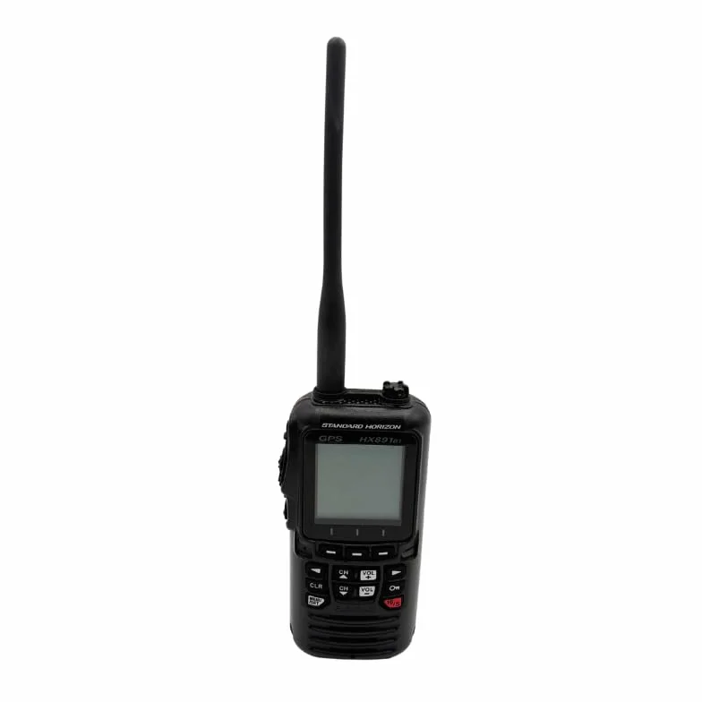 Standard Horizon HX891BT/E Ręczne radio morskie VHF, 6 W, GPS, wodoodporność IPX8, Bluetooth (czarne)