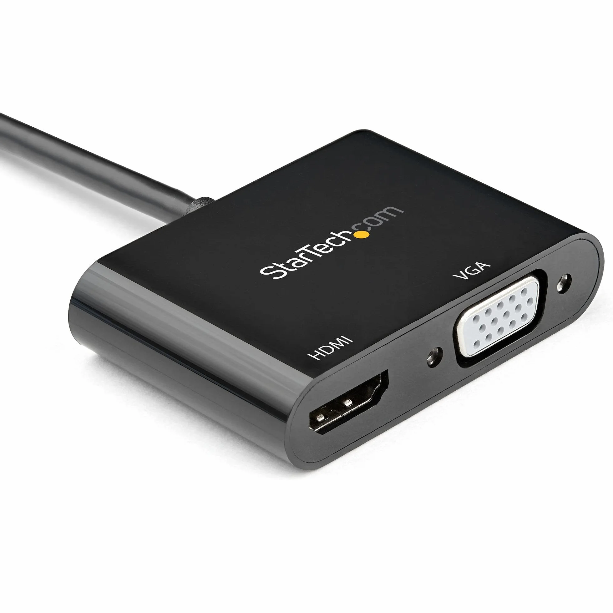 StarTech.com Adapter DisplayPort na HDMI VGA - DisplayPort 1.2 HBR2 na HDMI 2.0 (4K 60Hz) lub VGA 1080p Converter