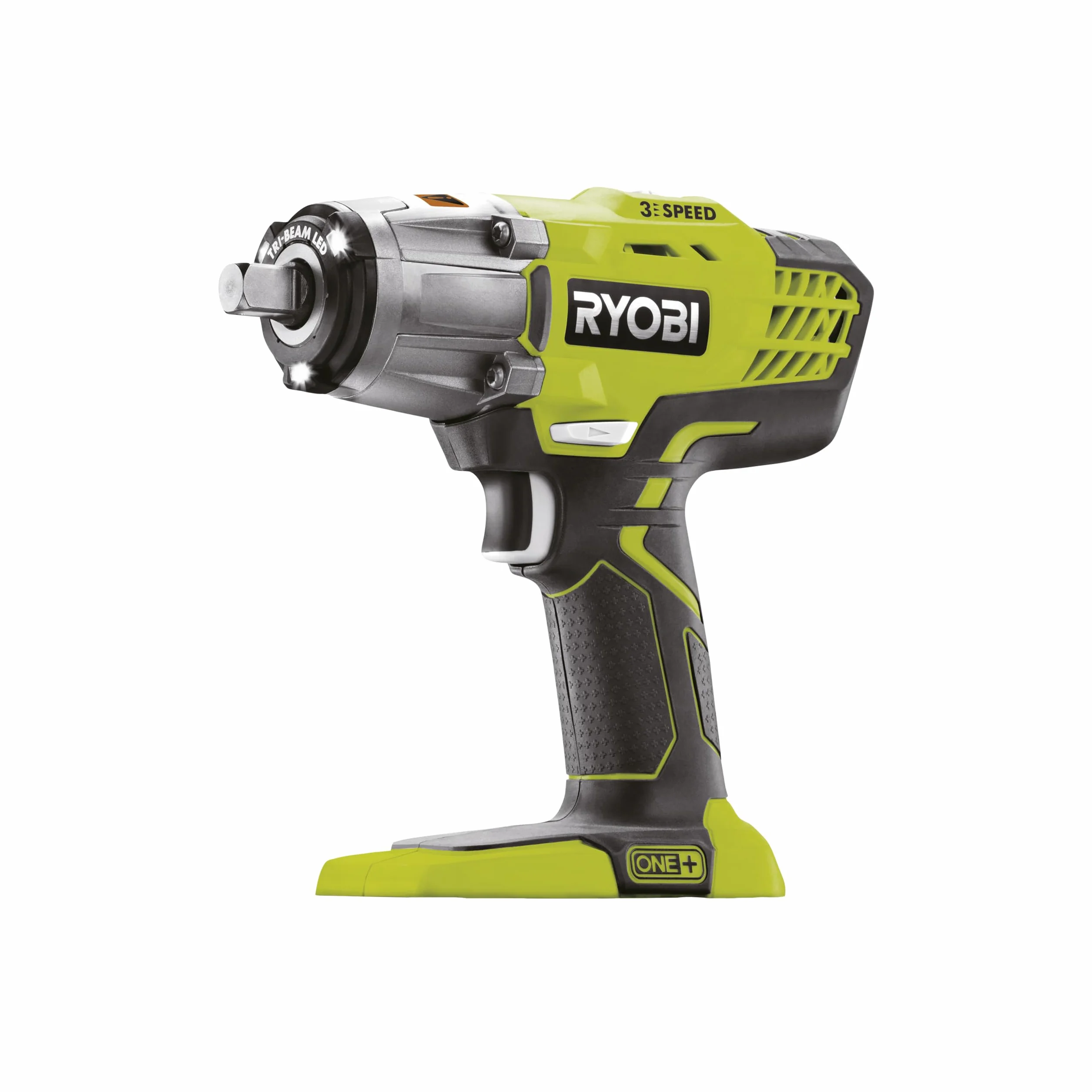 Ryobi Akumulatorowy Klucz Udarowy R18IW3-0, 18 V, 400 Nm, Uchwyt 1/2", 3 Ustawienia Prędkości, Światło LED
