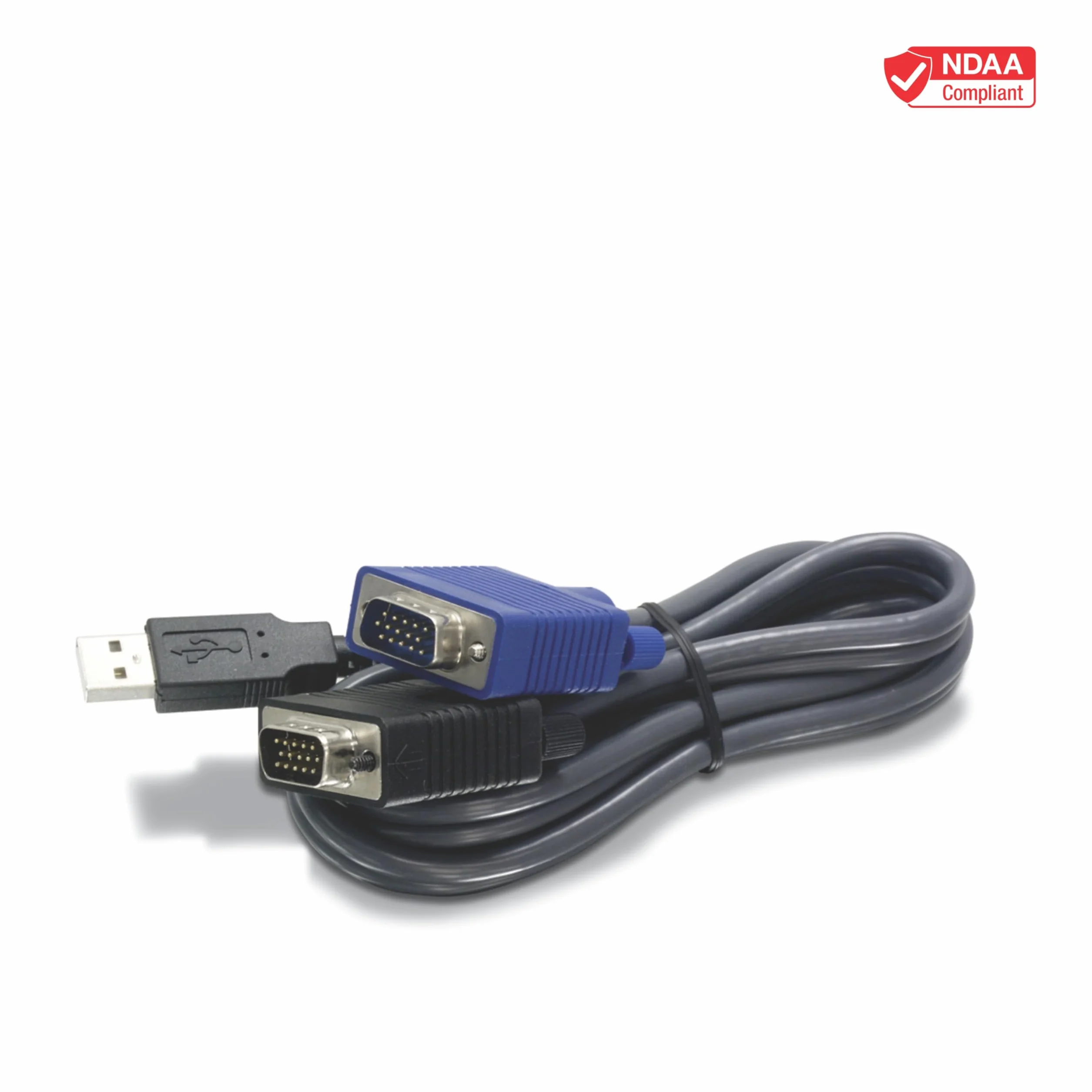 TRENDnet TK-CU06 USB VGA KVM męski na męski, VGA/SVGA HDB 15-pinowy męski na męski, USB 1.1 typ A, 1,83 m