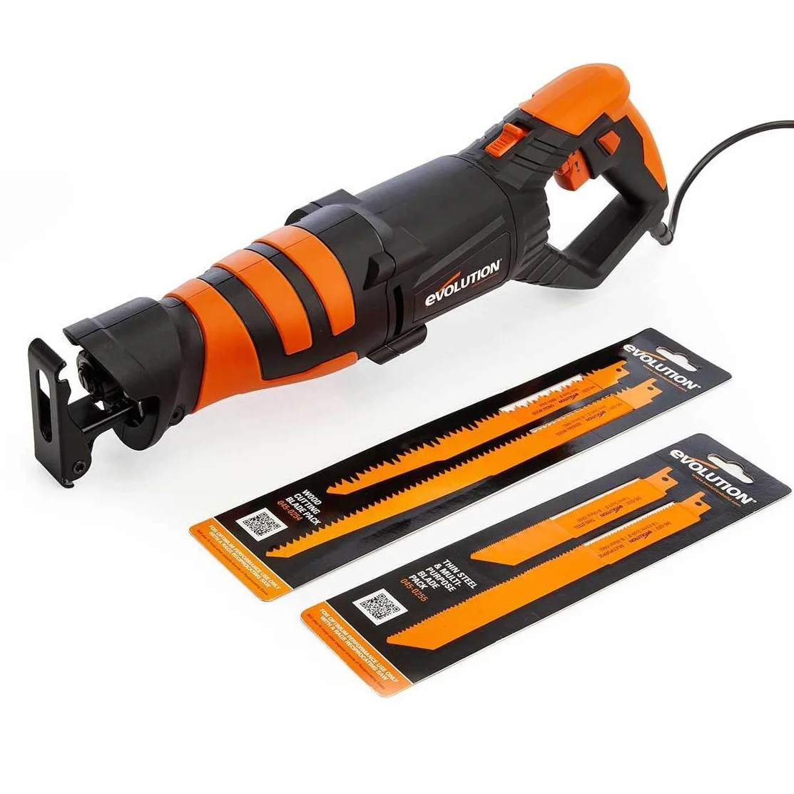 Evolution Power Tools R230RCP piła szablasta, piła uniwersalna, uchwyt obracany o 180°