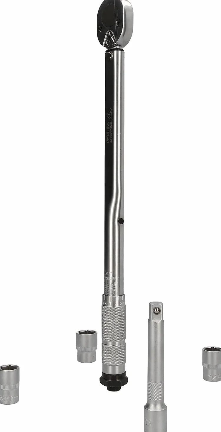 BRILLIANT TOOLS BT142005 Zestaw kluczy dynamometrycznych, 5-szt. [Powered by KS TOOLS]
