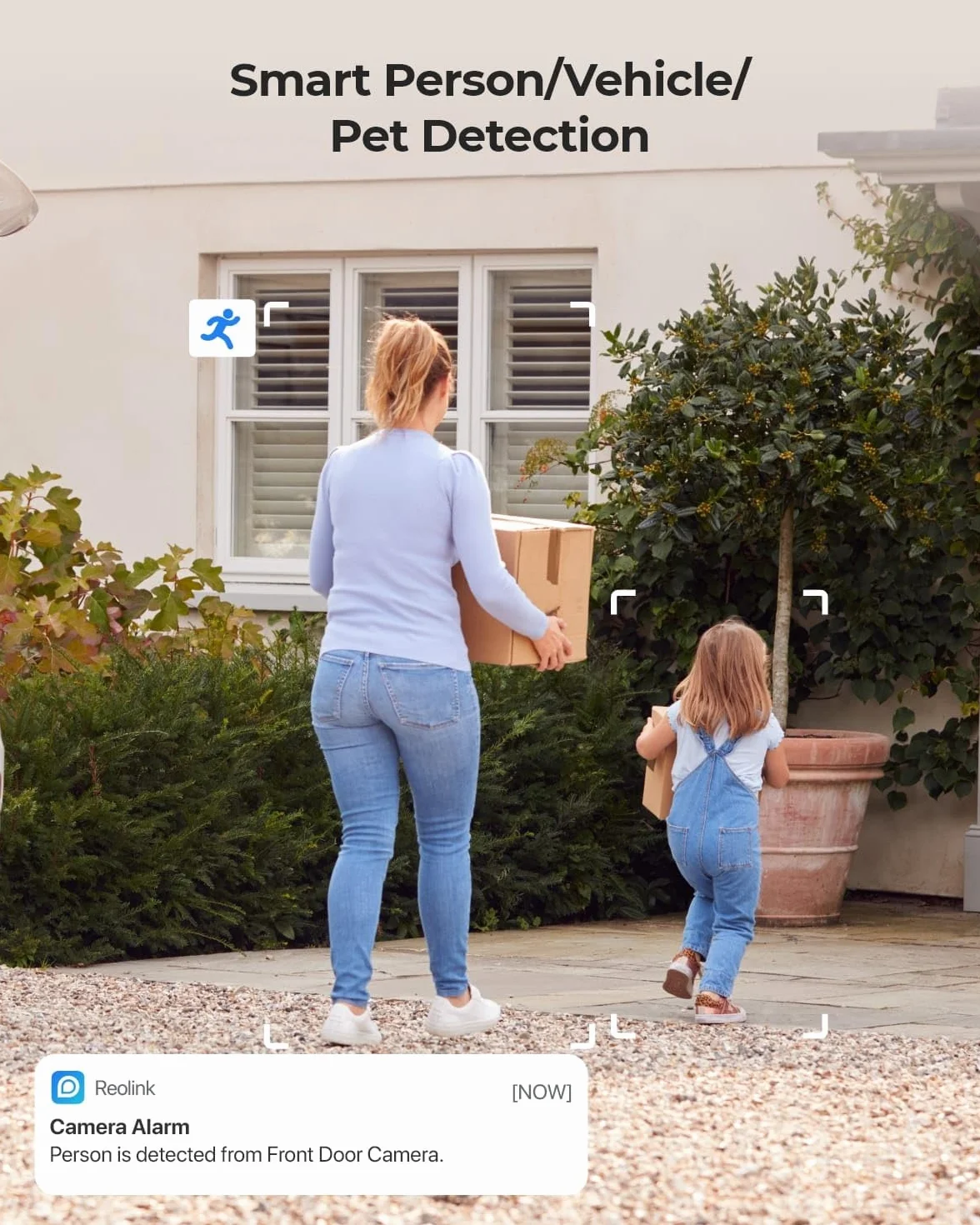 Reolink RLC-81PA 4K PoE Kamera Bezpieczeństwa z Obrotem 180°, Obsługa Reflektorów Zewnętrznych Kamera IP, Kolorowy Noktowizor, Inteligentne Wykrywanie Osób/Pojazdów/Zwierząt, Rozmowa Dwukierunkowa