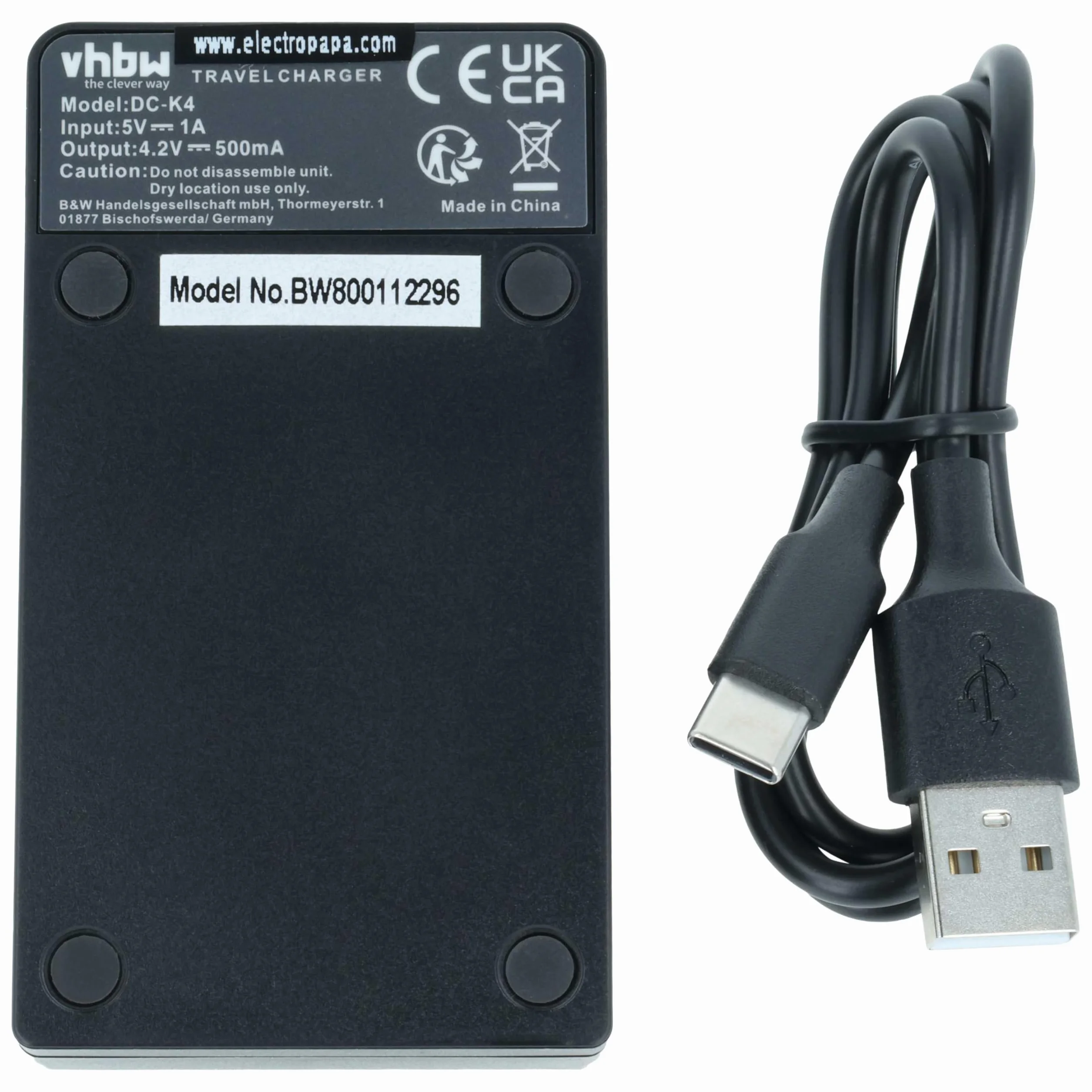 Panasonic Lumix Ładowarka USB 4,2 V do DMC-SZ7, FS45, FS16, FS18